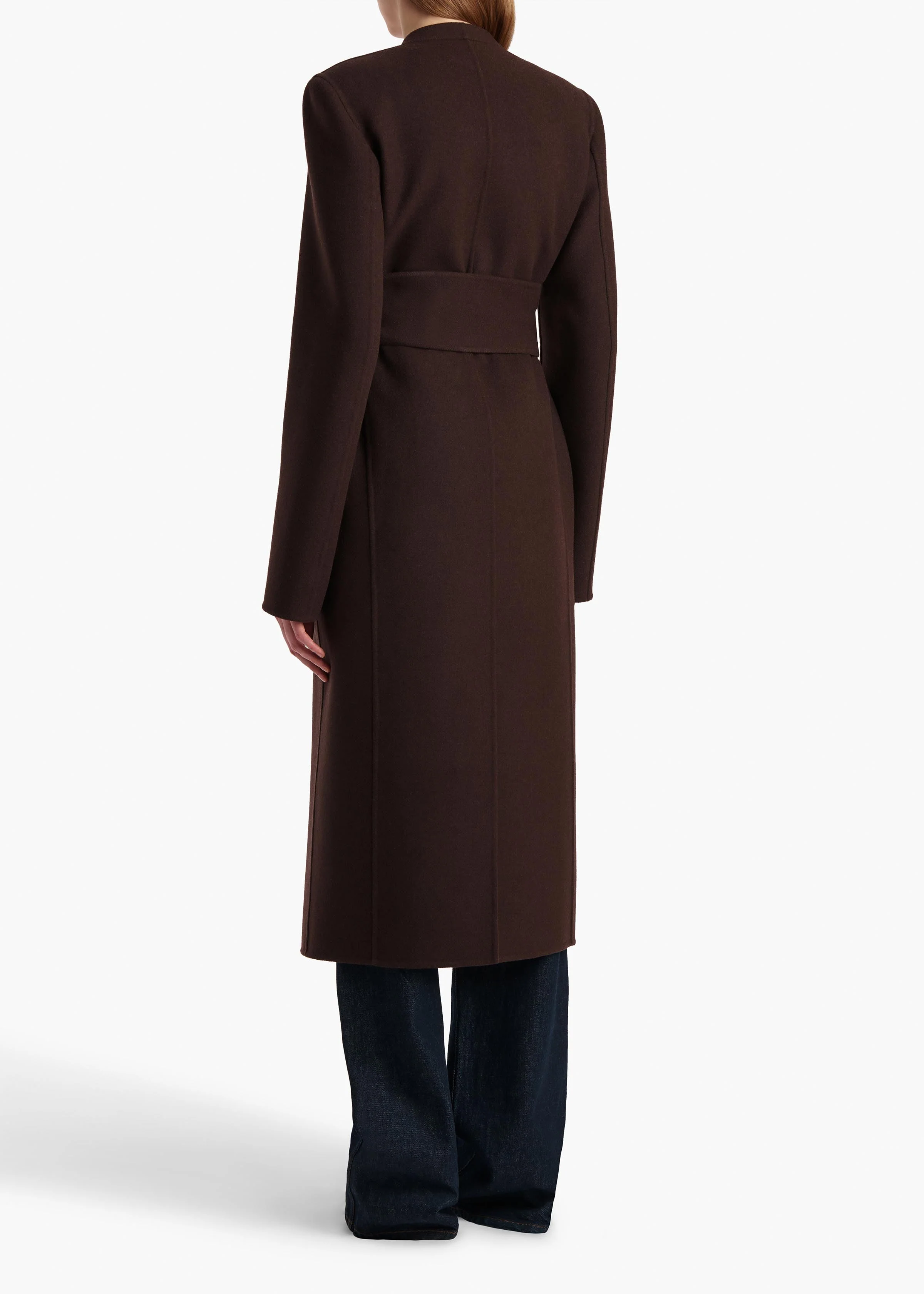 Khaite - Jelson Coat in Dark Brown - Image 4
