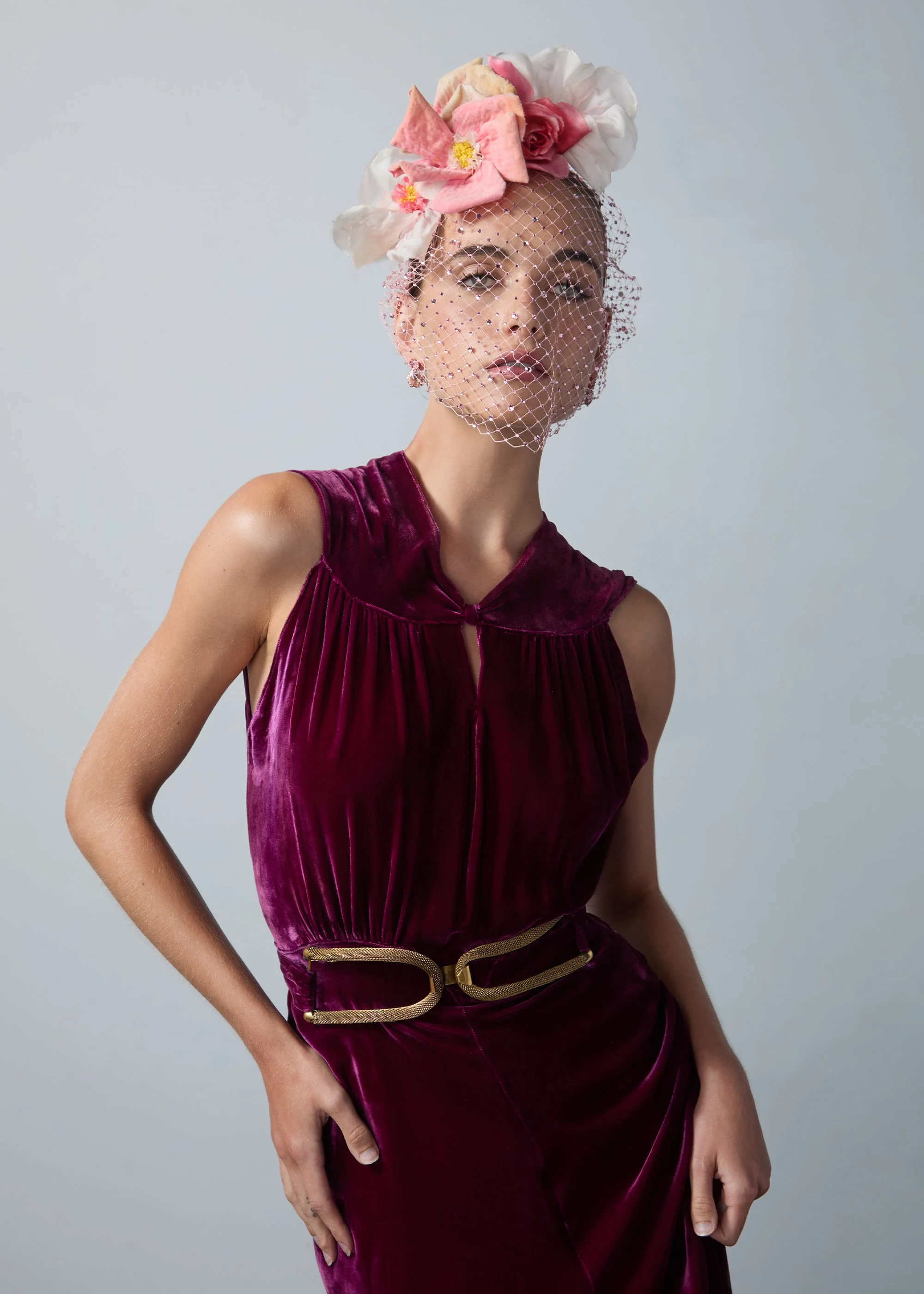 Jennifer Behr - Jennifer Behr x New York Vintage Effie Voilette - Image 3