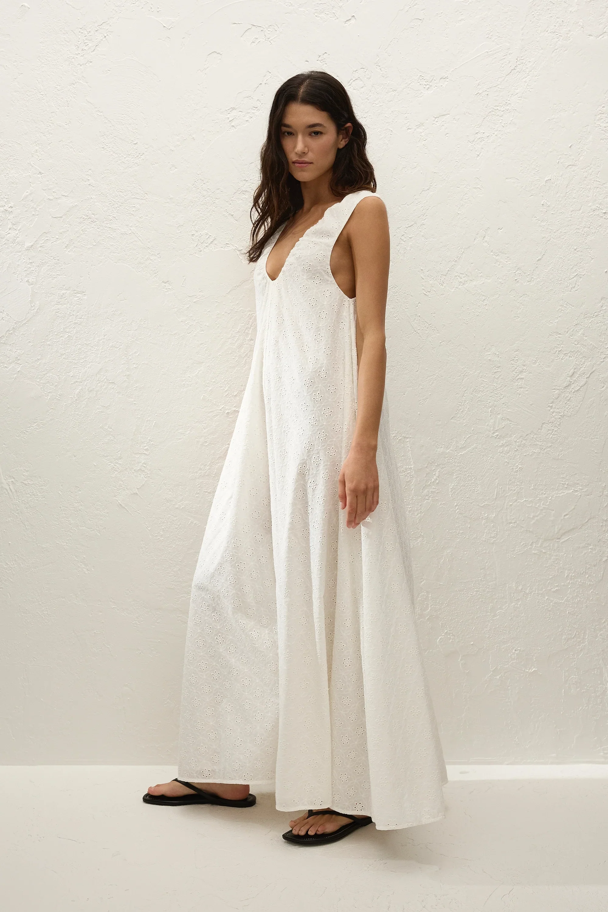 Faithfull - Juana Maxi Dress Valentina Broderie White - Image 4