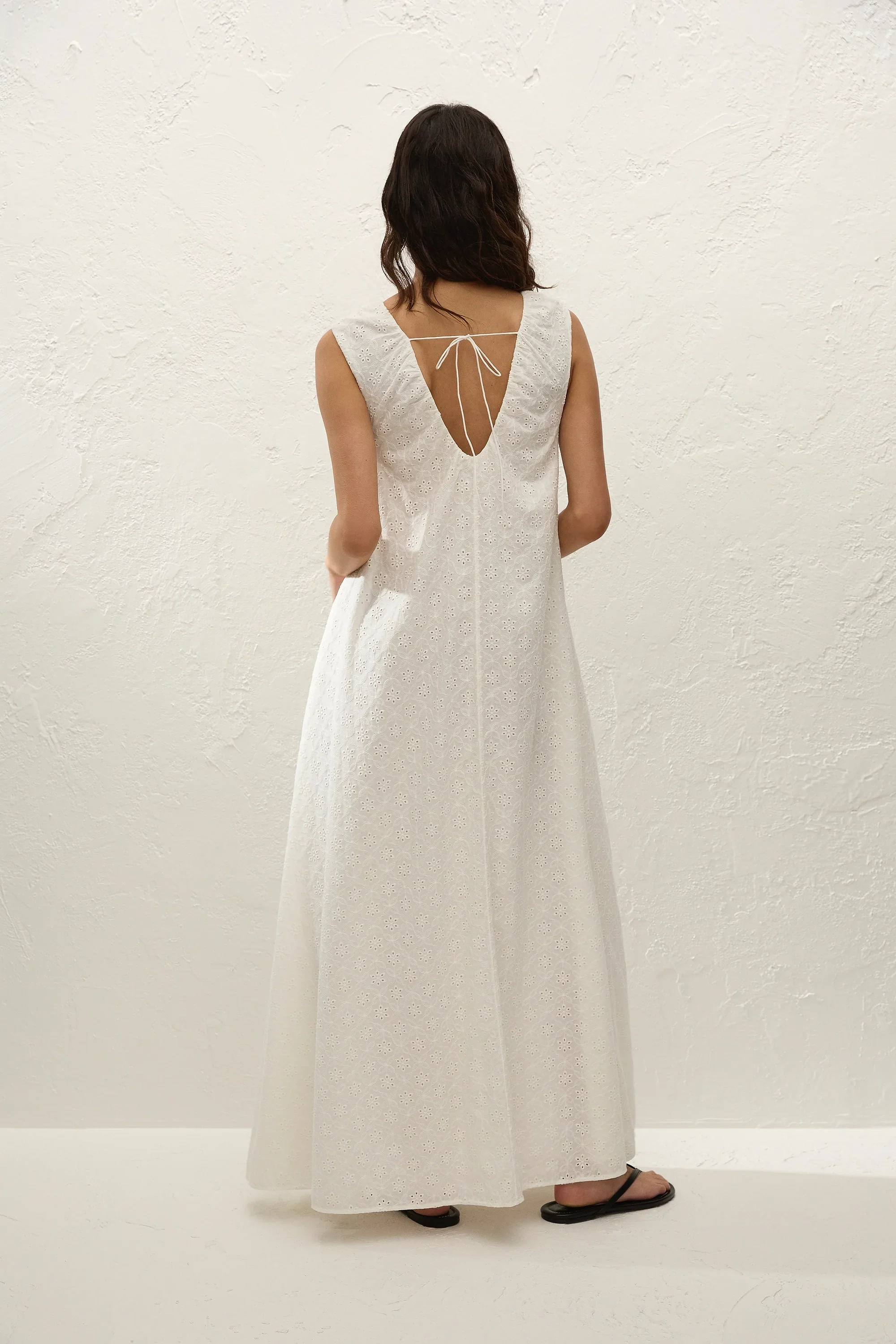 Faithfull - Juana Maxi Dress Valentina Broderie White - Image 5