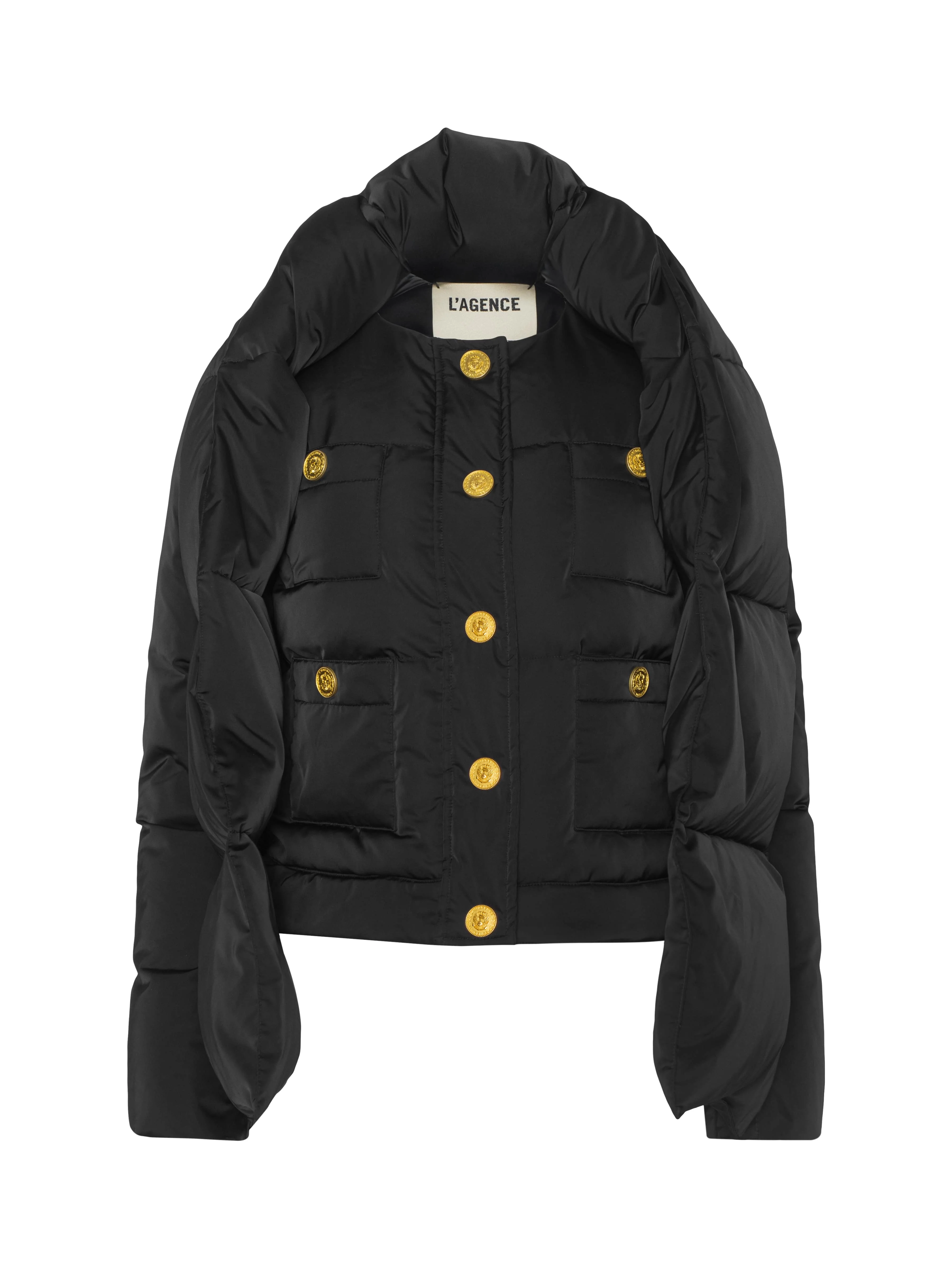 L'AGENCE - Juana Scarf Puffer Jacket - Image 8