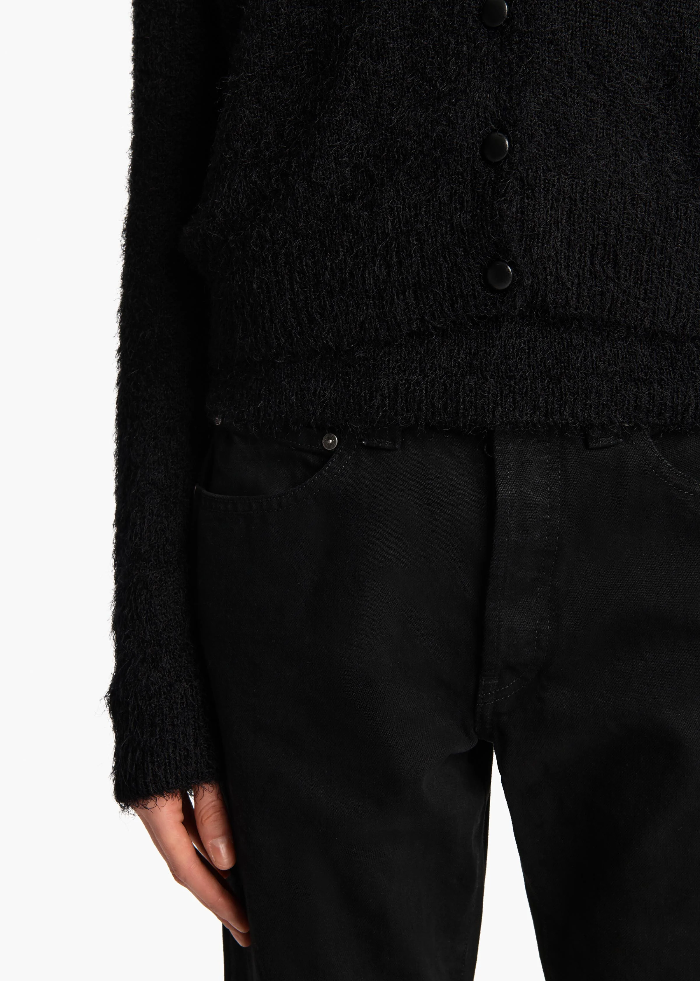 Khaite - Jules Cardigan in Black - Image 6