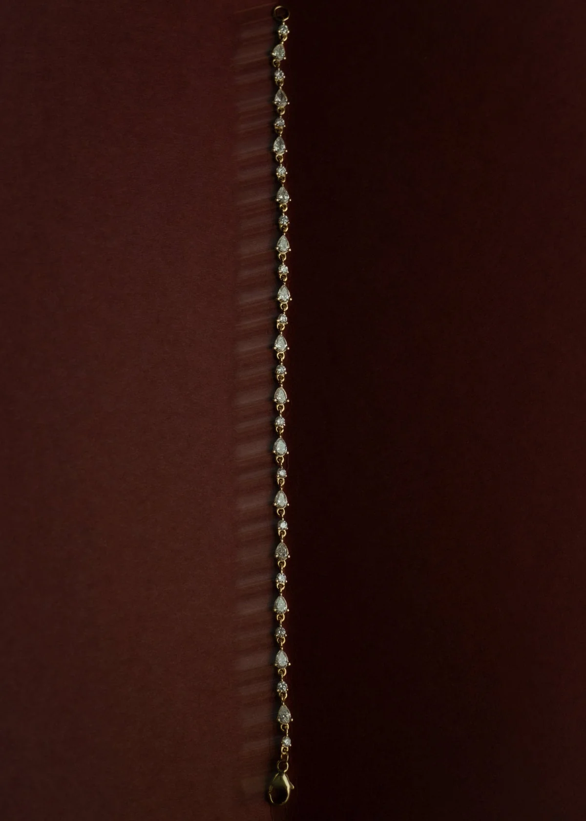 Kinn - Juliette Diamond Row Bracelet Yellow Gold - Image 5