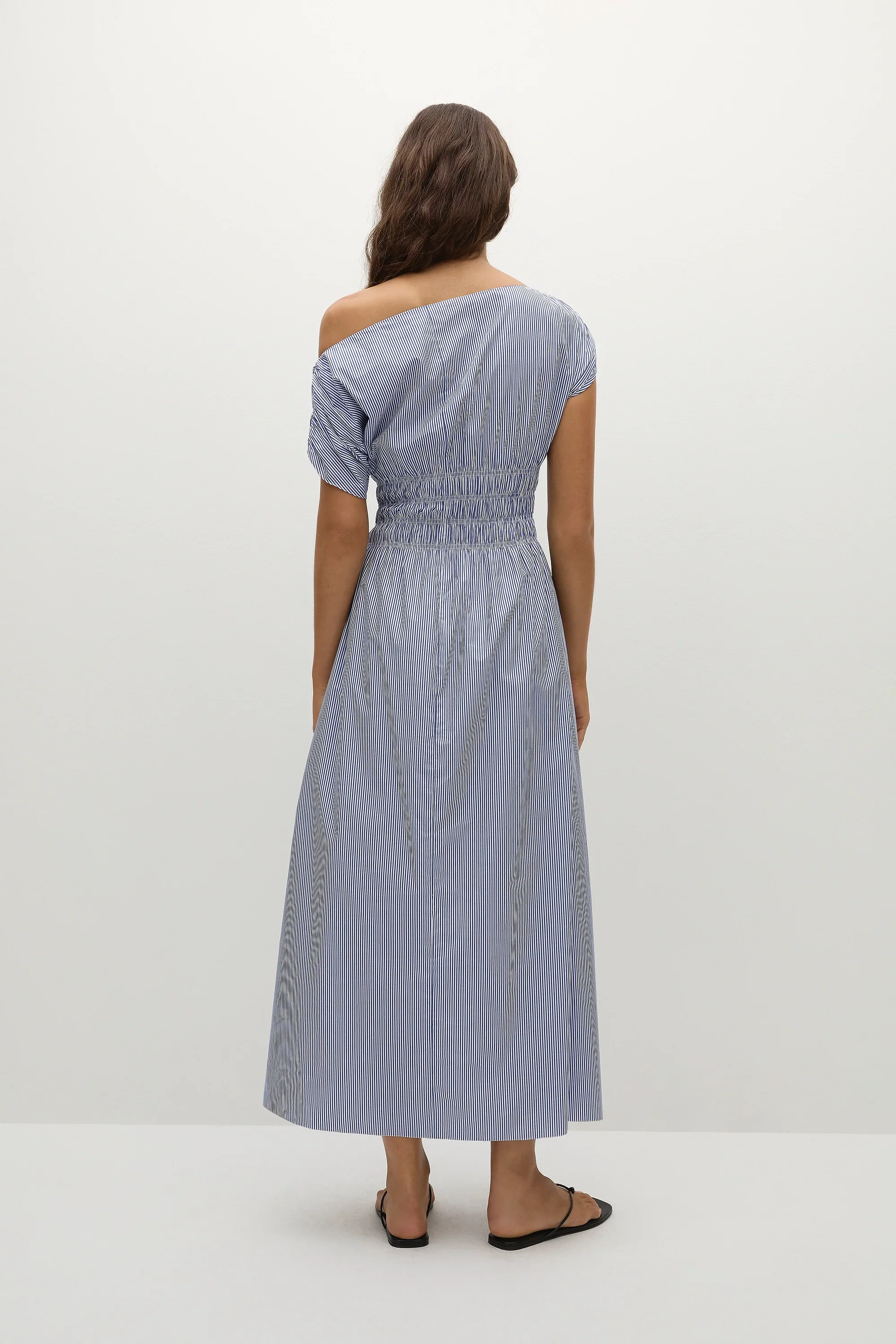 Faithfull - Kara Maxi Dress Helle Stripe Vintage Navy - Image 4