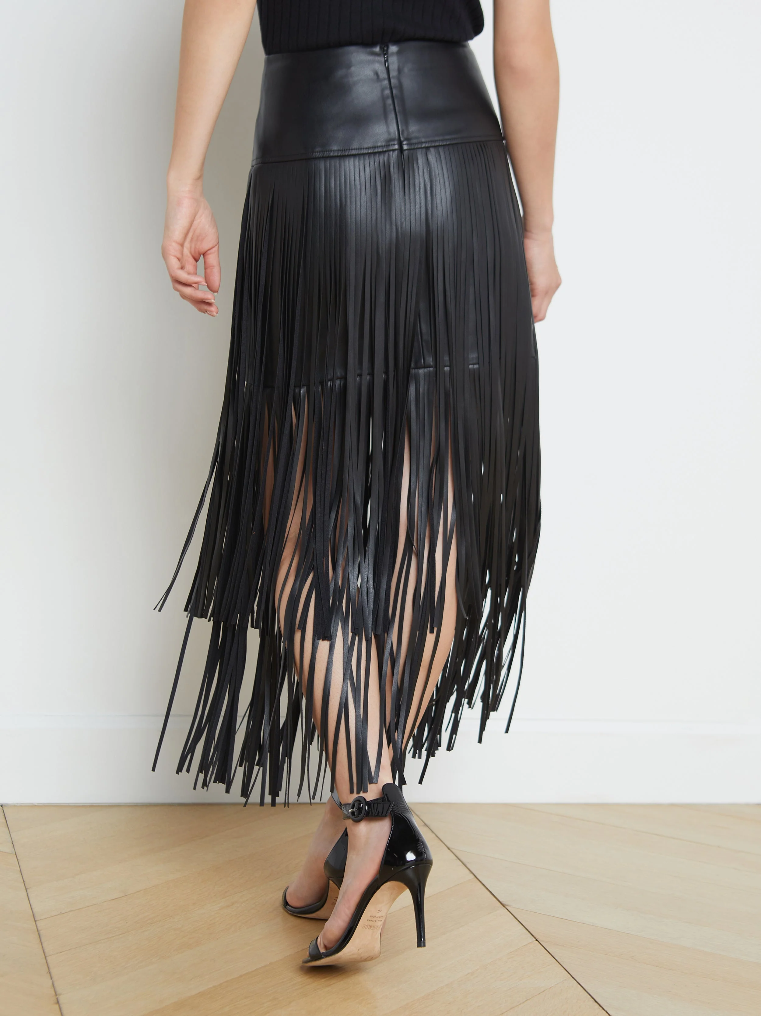 L'AGENCE - Karolina Fringe Skirt - Image 4