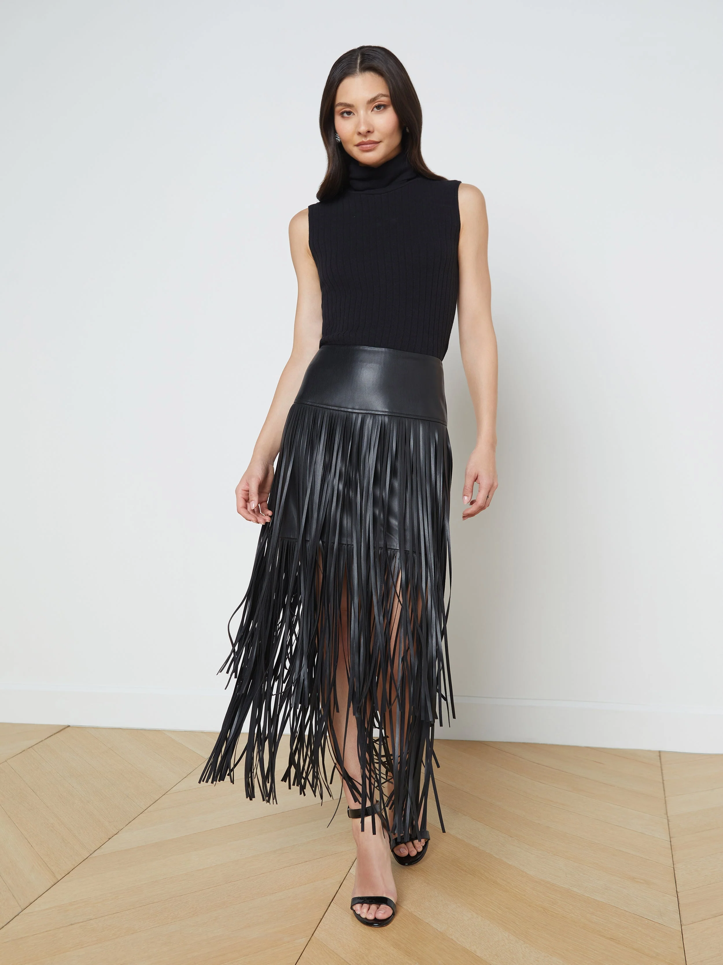 L'AGENCE - Karolina Fringe Skirt - Image 6