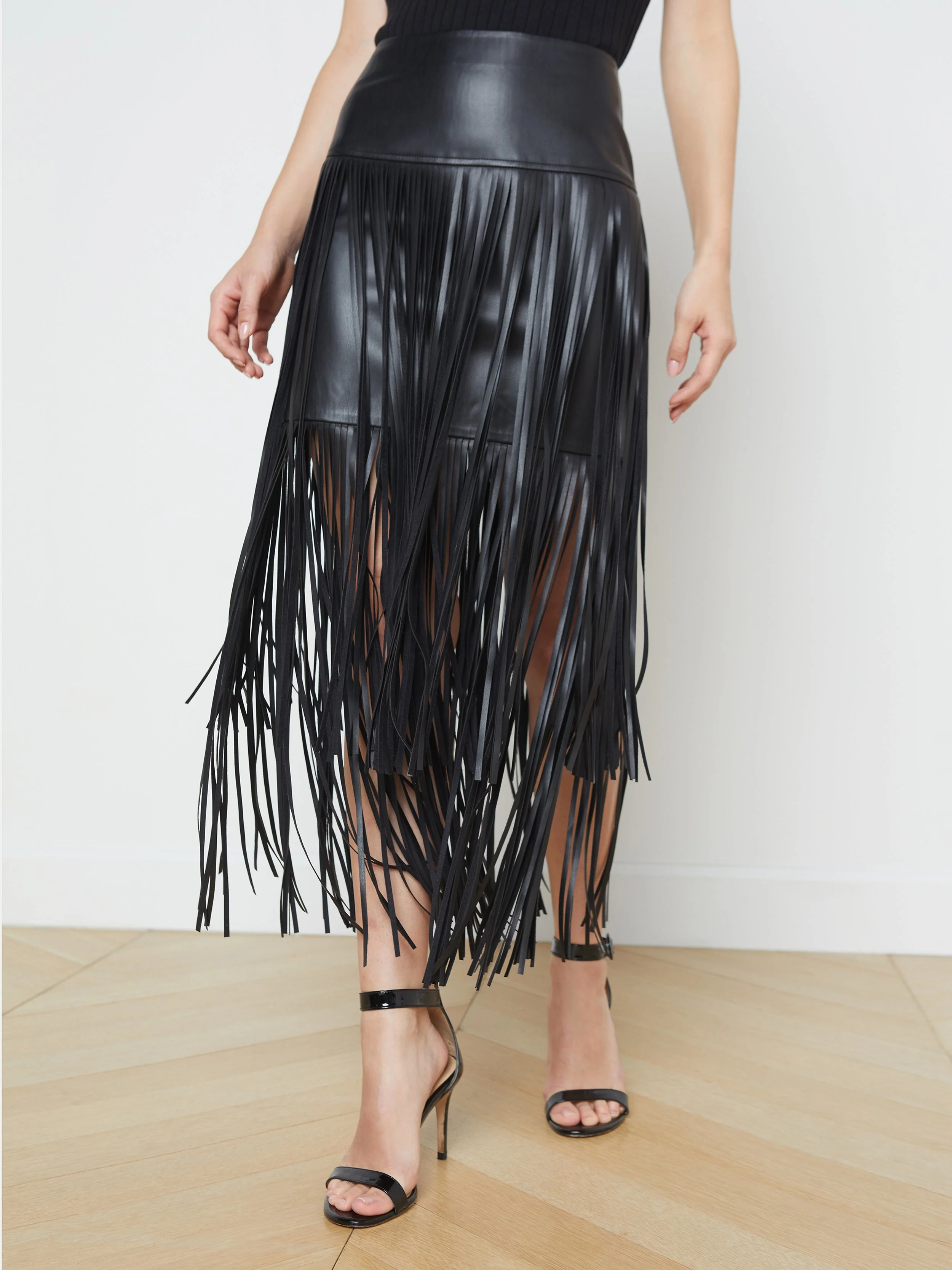 L'AGENCE - Karolina Fringe Skirt - Image 8