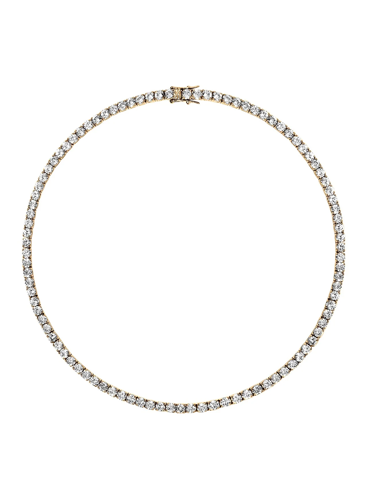 Dorsey - KATE RIVIÈRE NECKLACE IN 3.75MM LAB WHITE SAPPHIRE