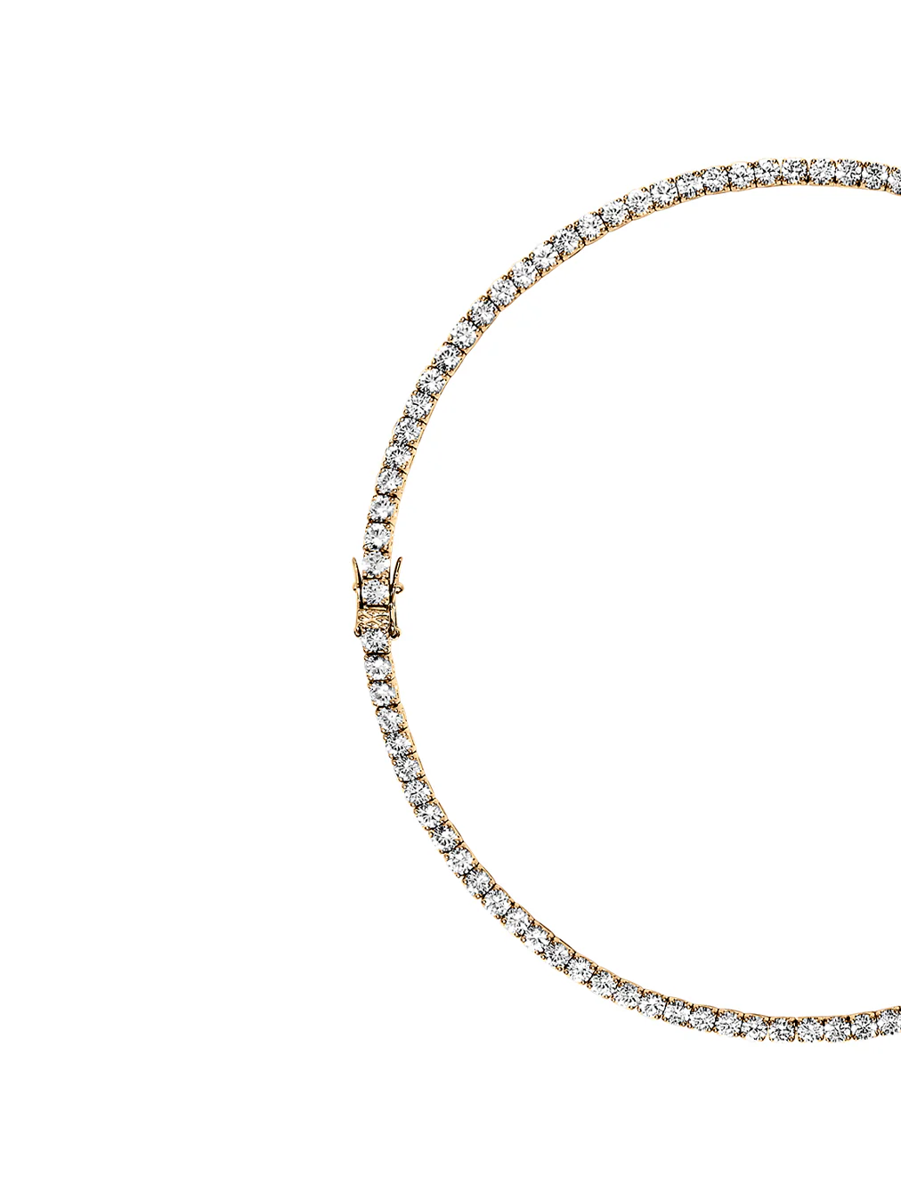Dorsey - KATE RIVIÈRE NECKLACE IN 3.75MM LAB WHITE SAPPHIRE - Image 2