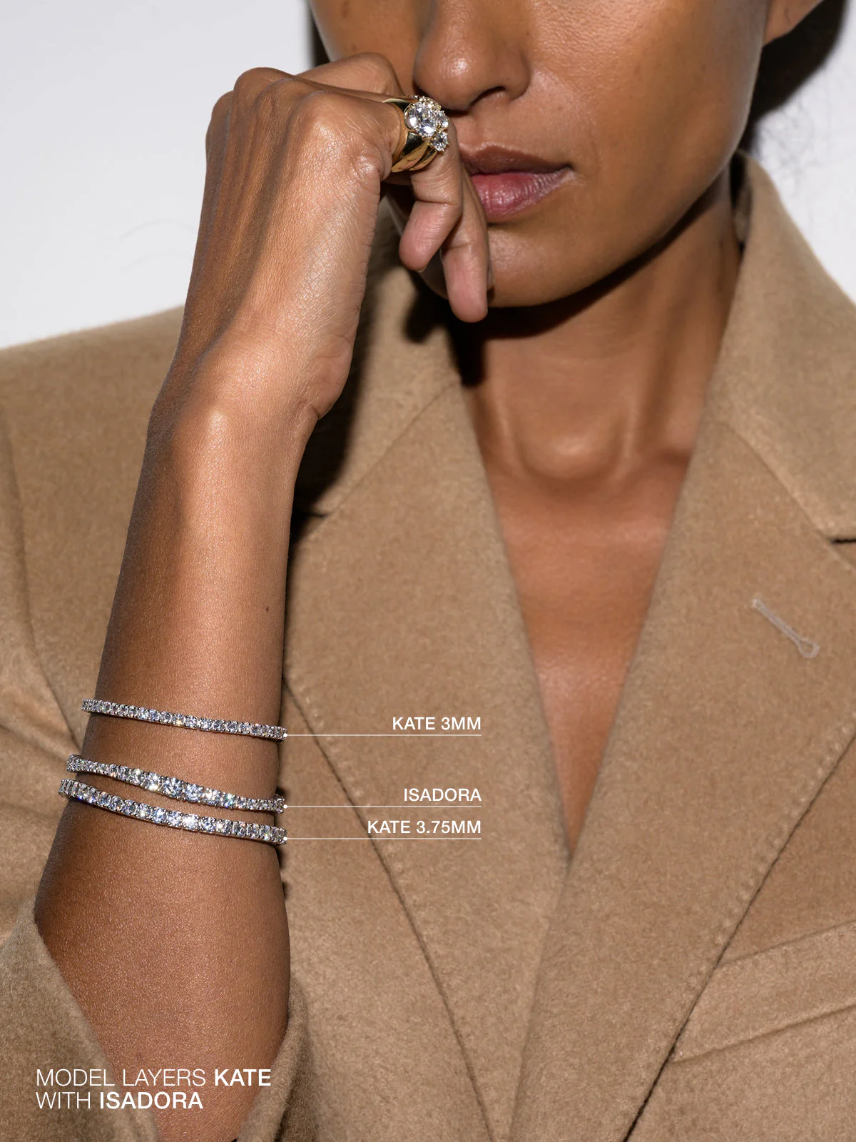 Dorsey - KATE RIVIÈRE BRACELET IN 3.75MM MOISSANITE - Image 3