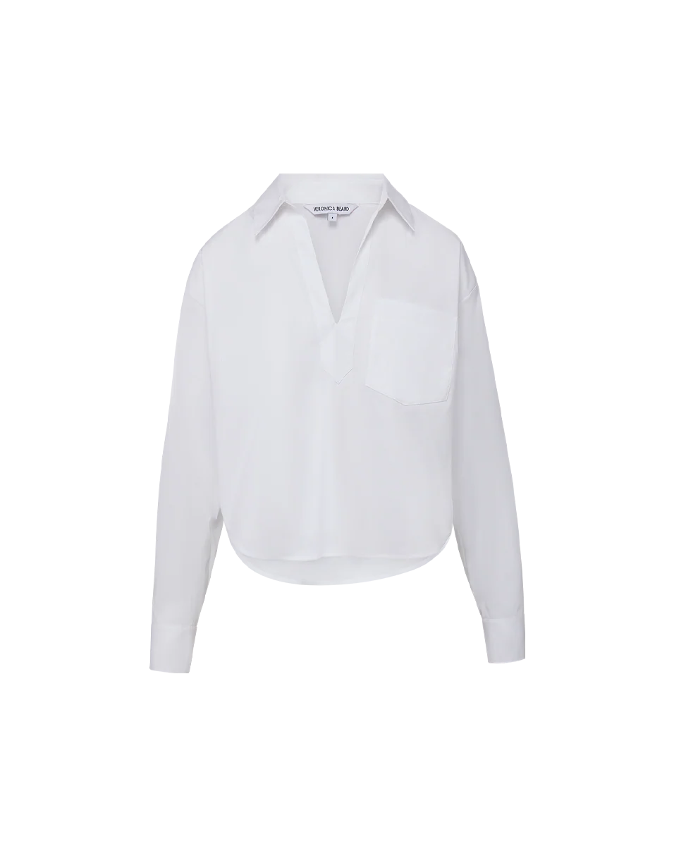 Veronica Beard - Khai Poplin Top - Image 6