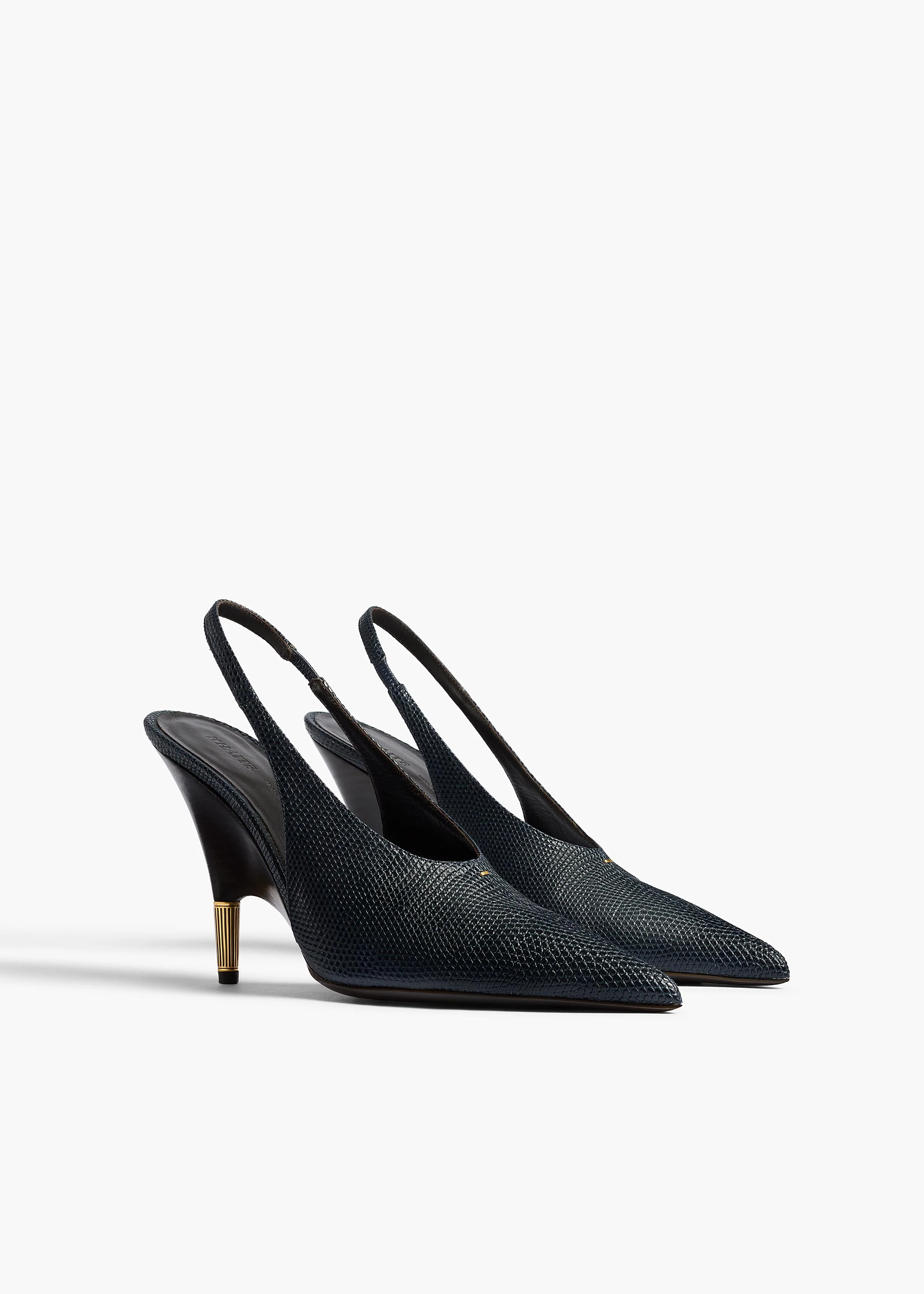 Khaite - Bella Pump in Midnight Lizard - Image 2