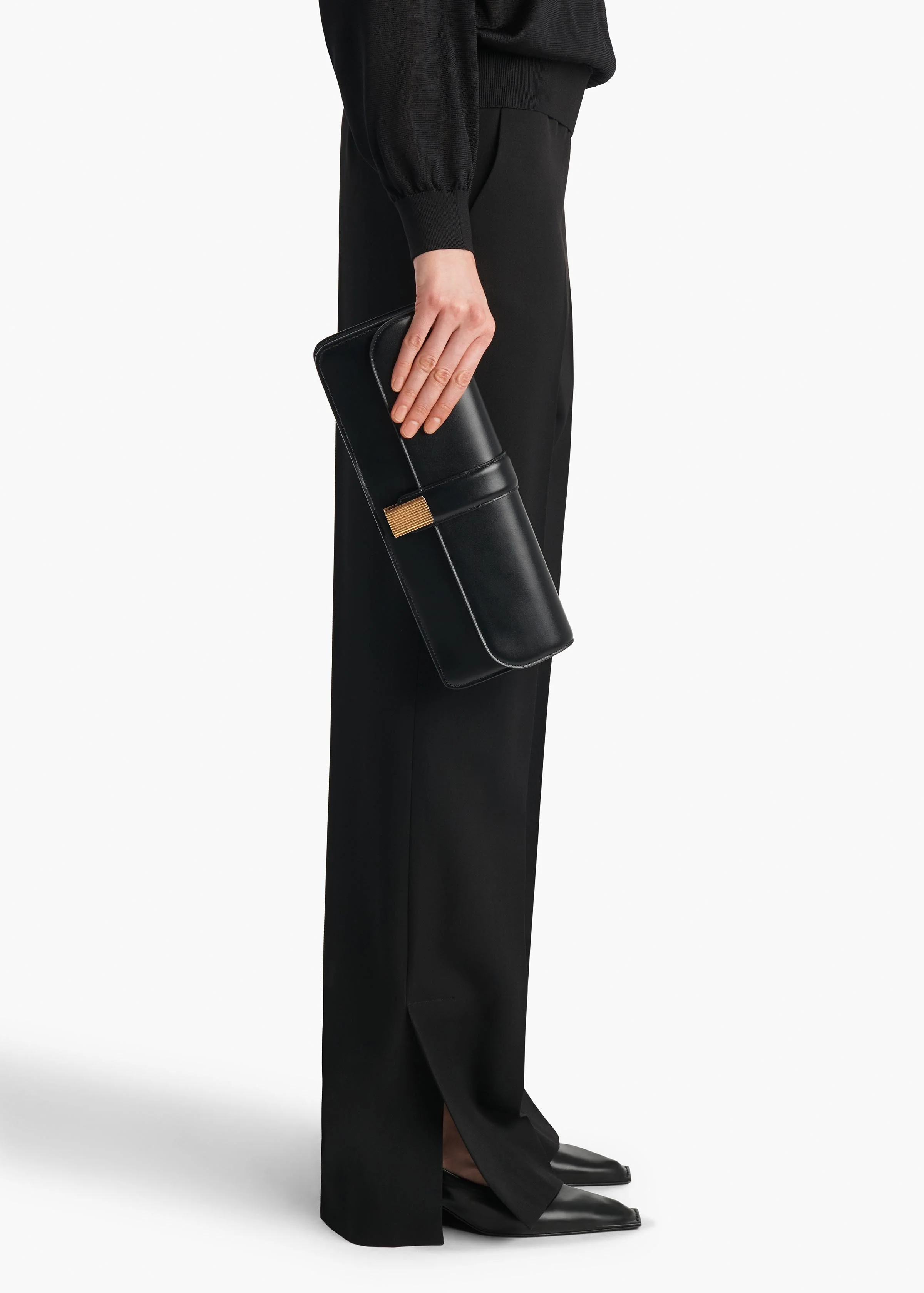 Khaite - Blake Clutch in Black - Image 5