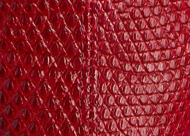 Khaite - Blake Crossbody Bag in Ruby Lizard - Image 8