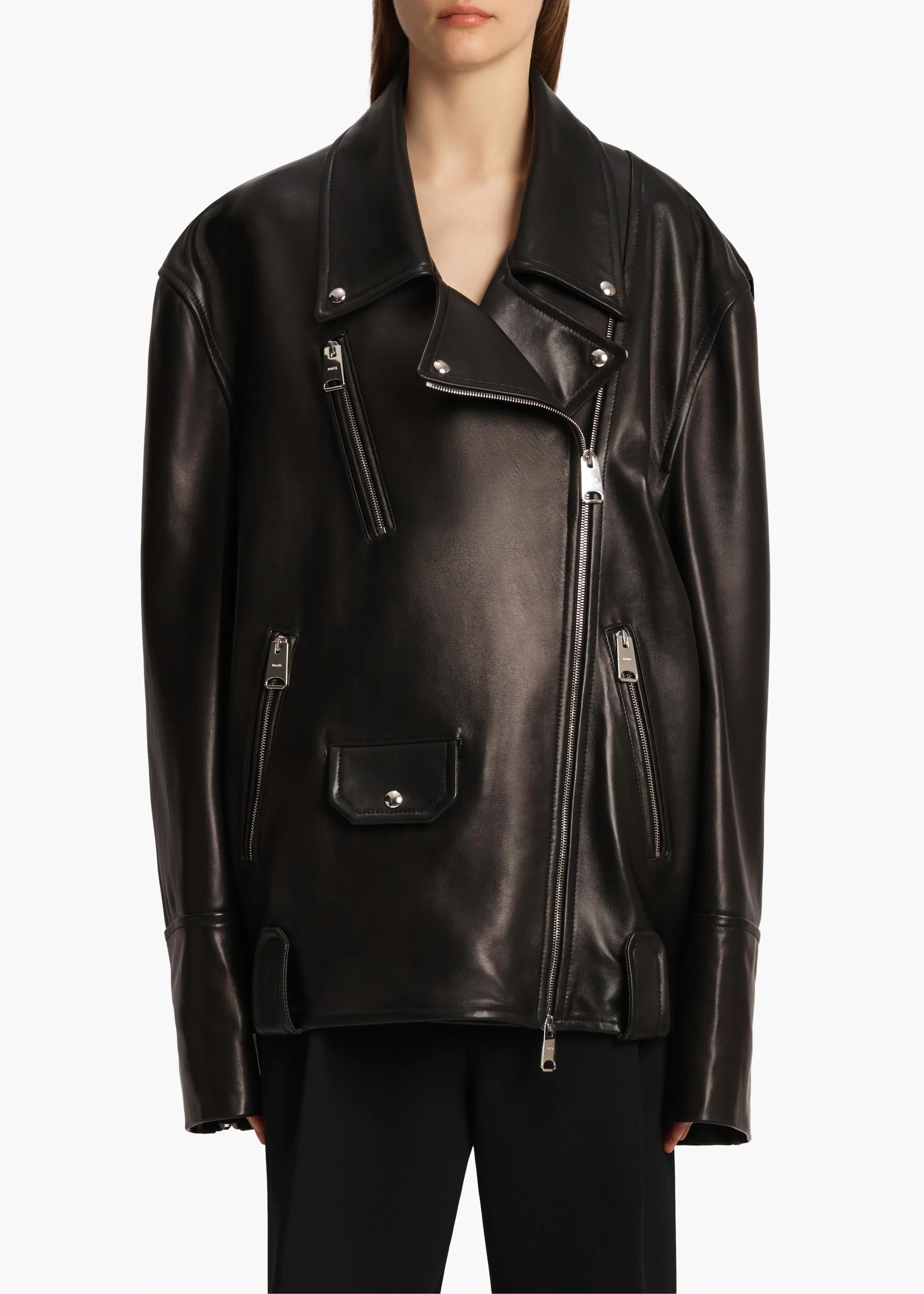 Khaite - Hansel Jacket in Black Leather - Image 3