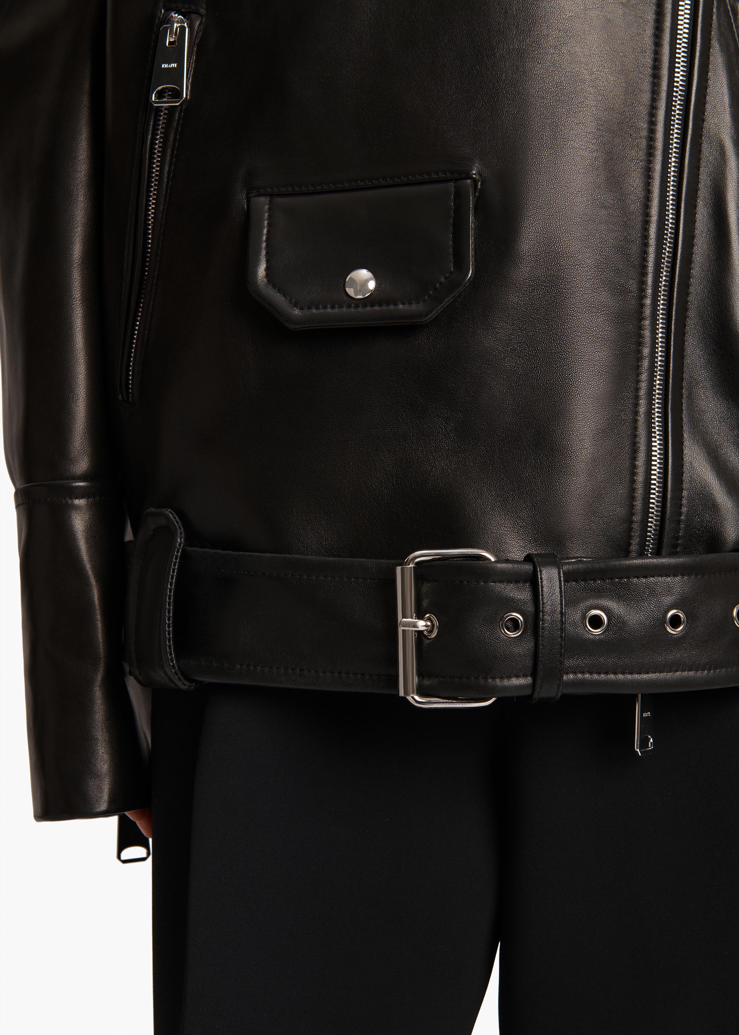 Khaite - Hansel Jacket in Black Leather - Image 5