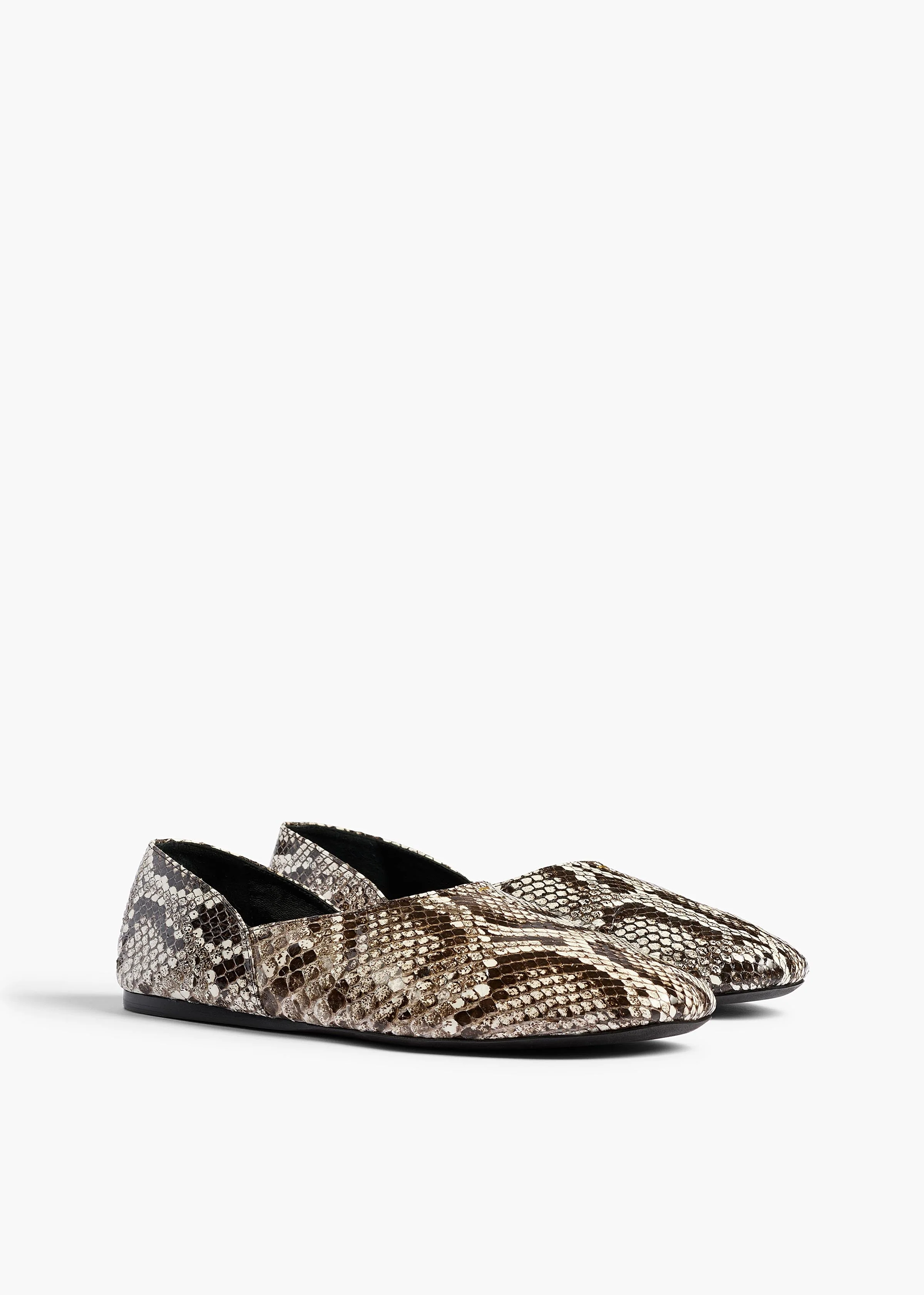 Khaite - Jane Flat in Natural Python - Image 2