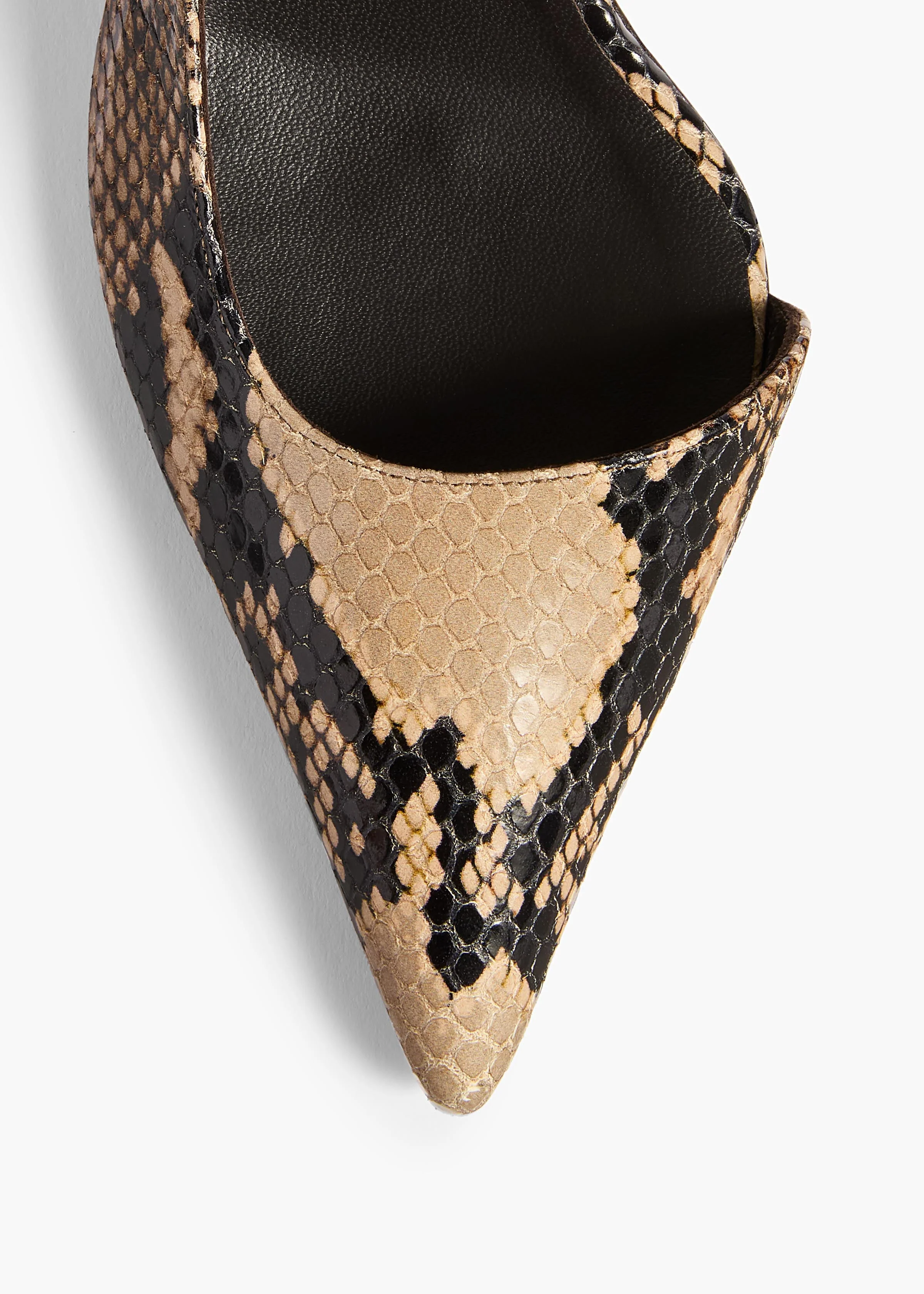 Khaite - Jett D'Orsay Pump in Python - Embossed Taupe - Image 3
