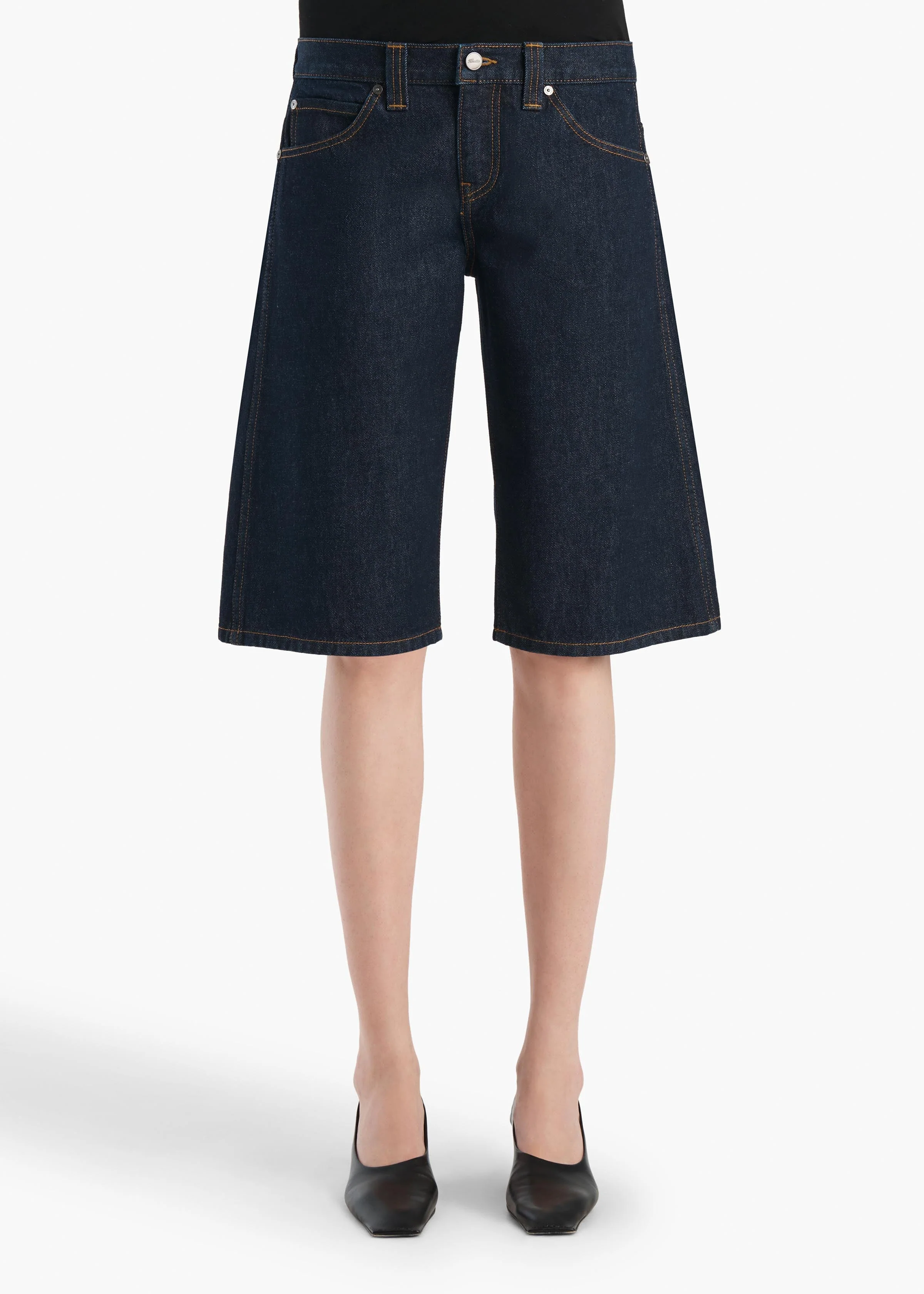 Khaite - Kinga Short in Benson - Image 3