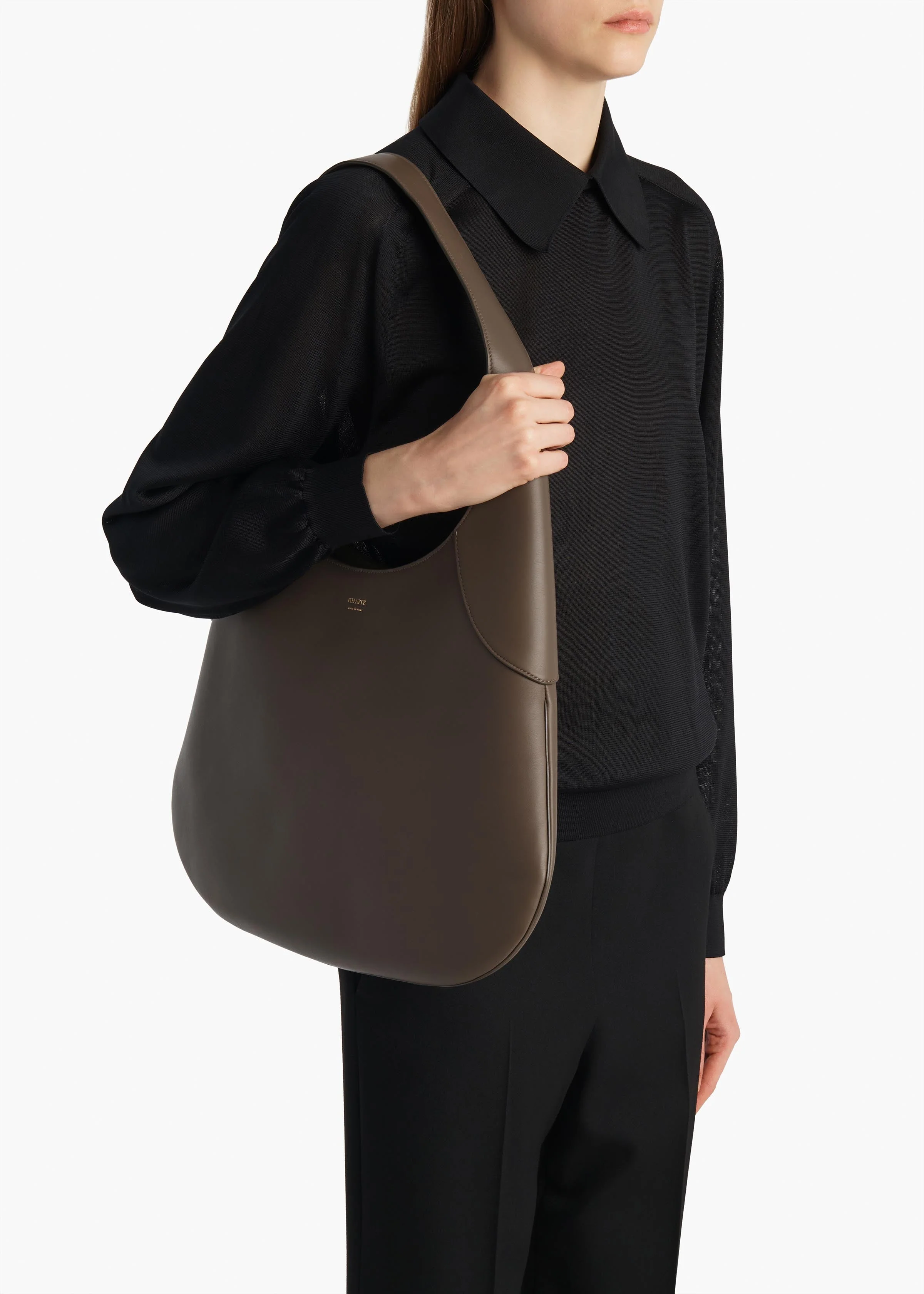 Khaite - Large Joan Hobo in Elephant - Image 6