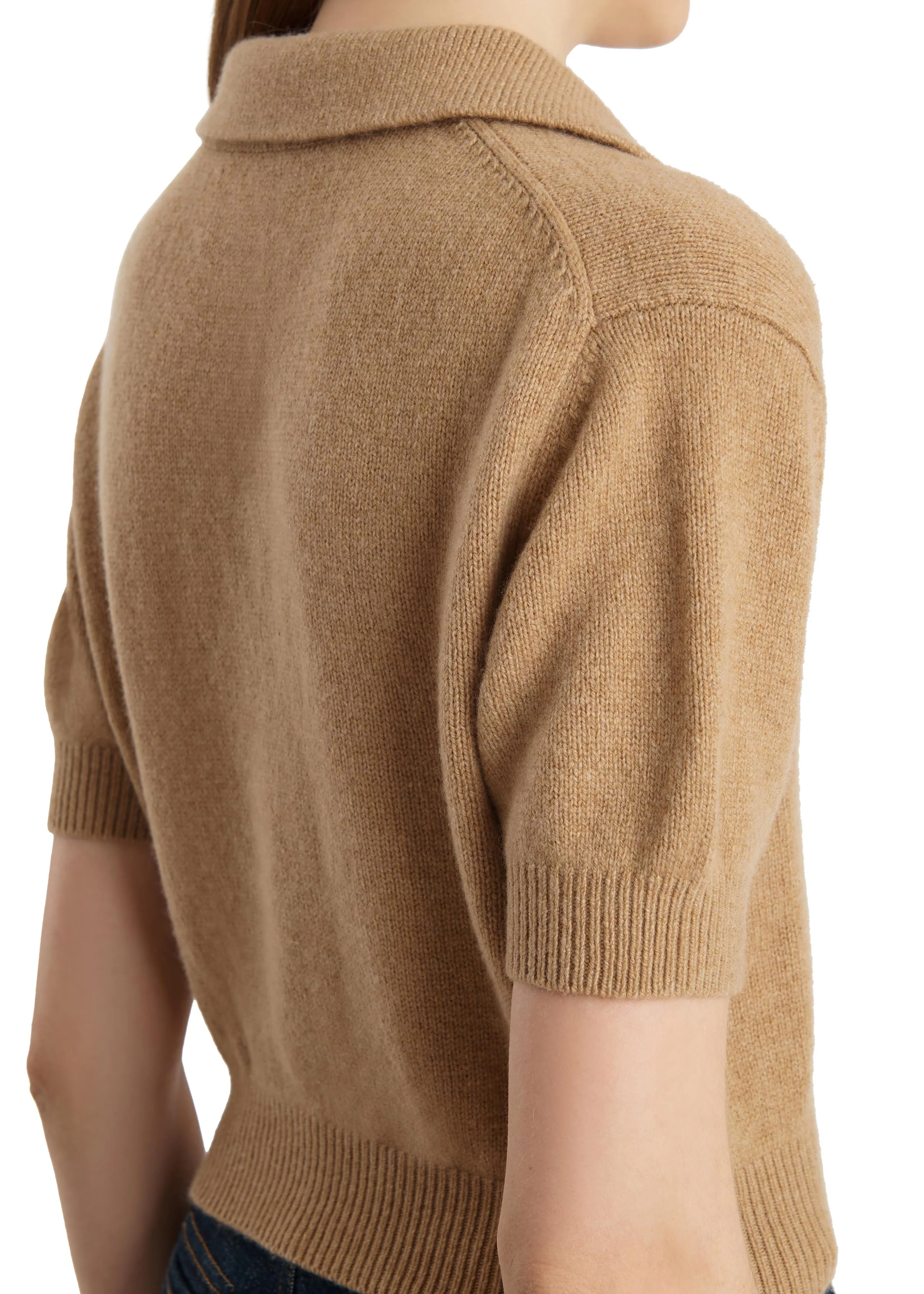Khaite - Leni Sweater in Camel - Image 6