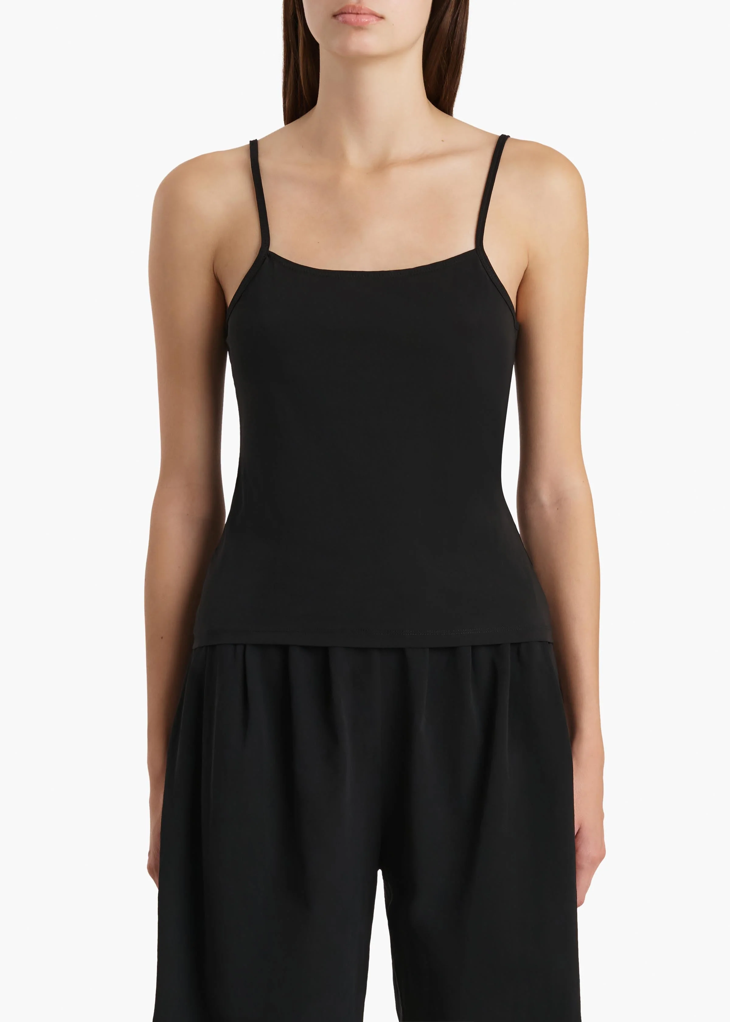 Khaite - Moss Cami in Black - Image 3