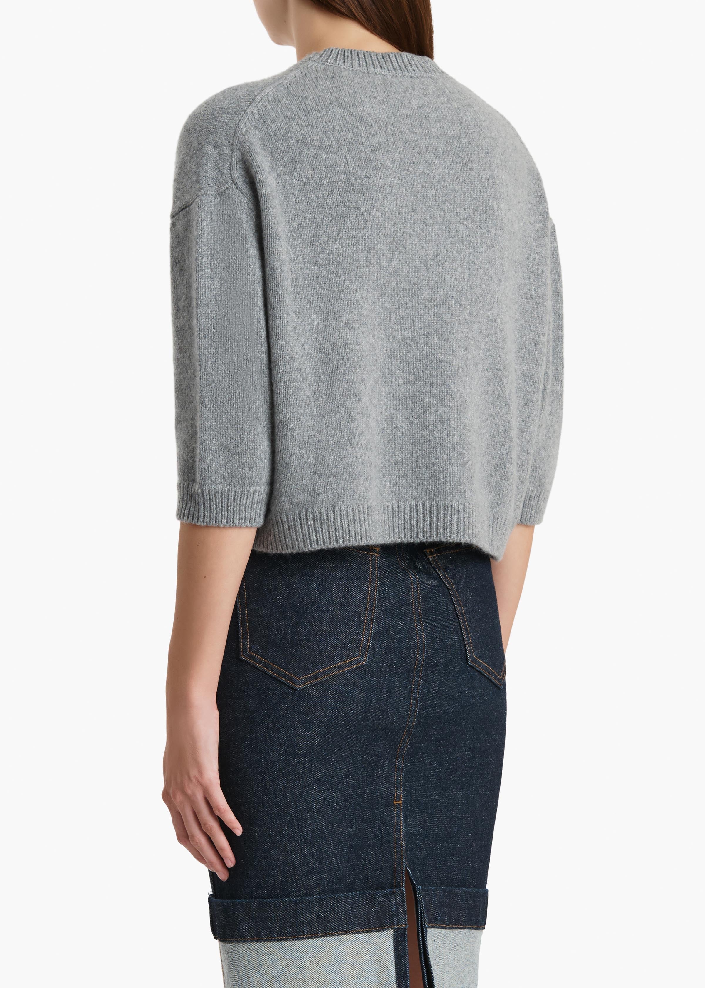 Khaite - Sabina Sweater in Fog - Image 4