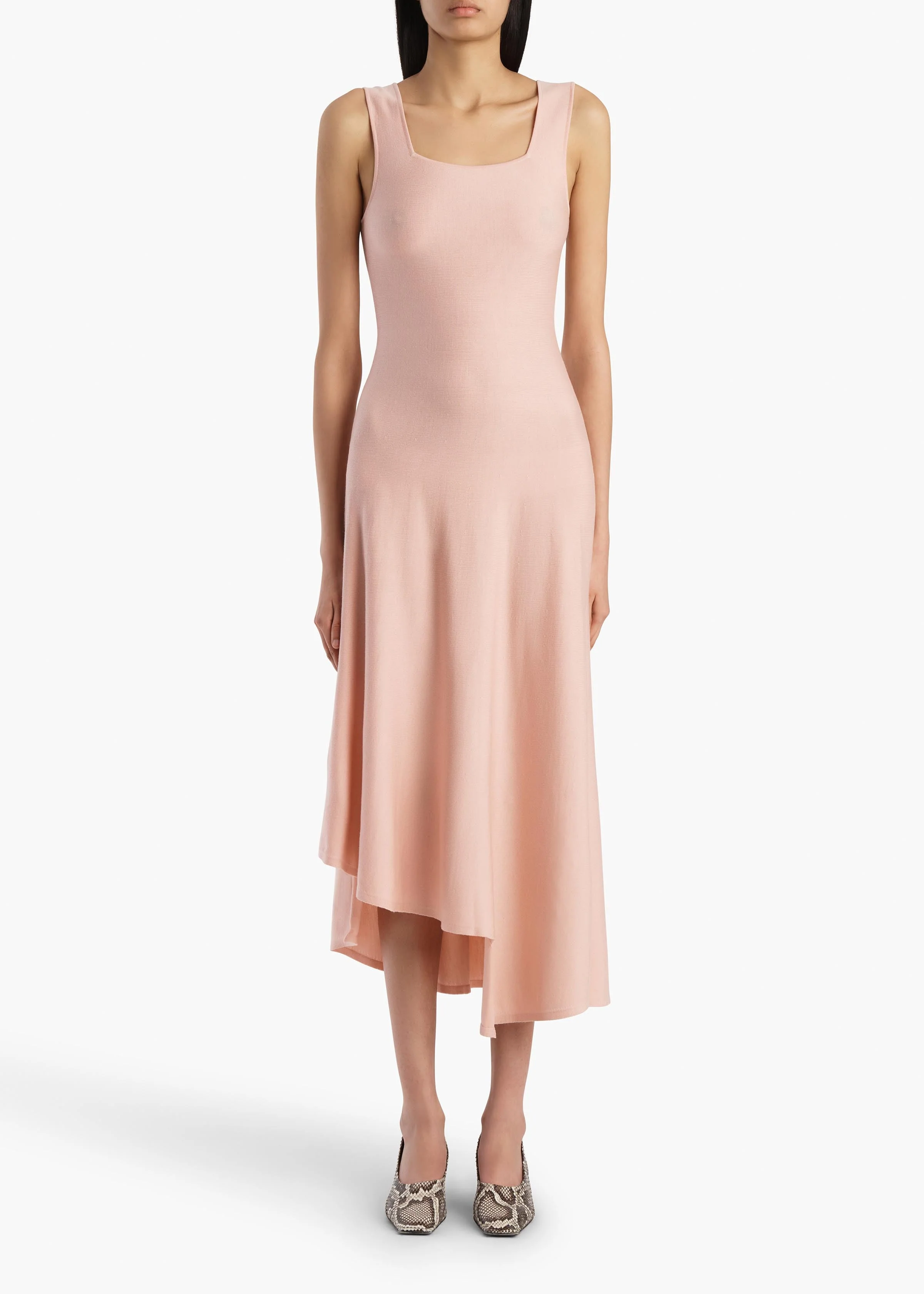 Khaite - Seberg Dress in Dusty Rose - Image 2