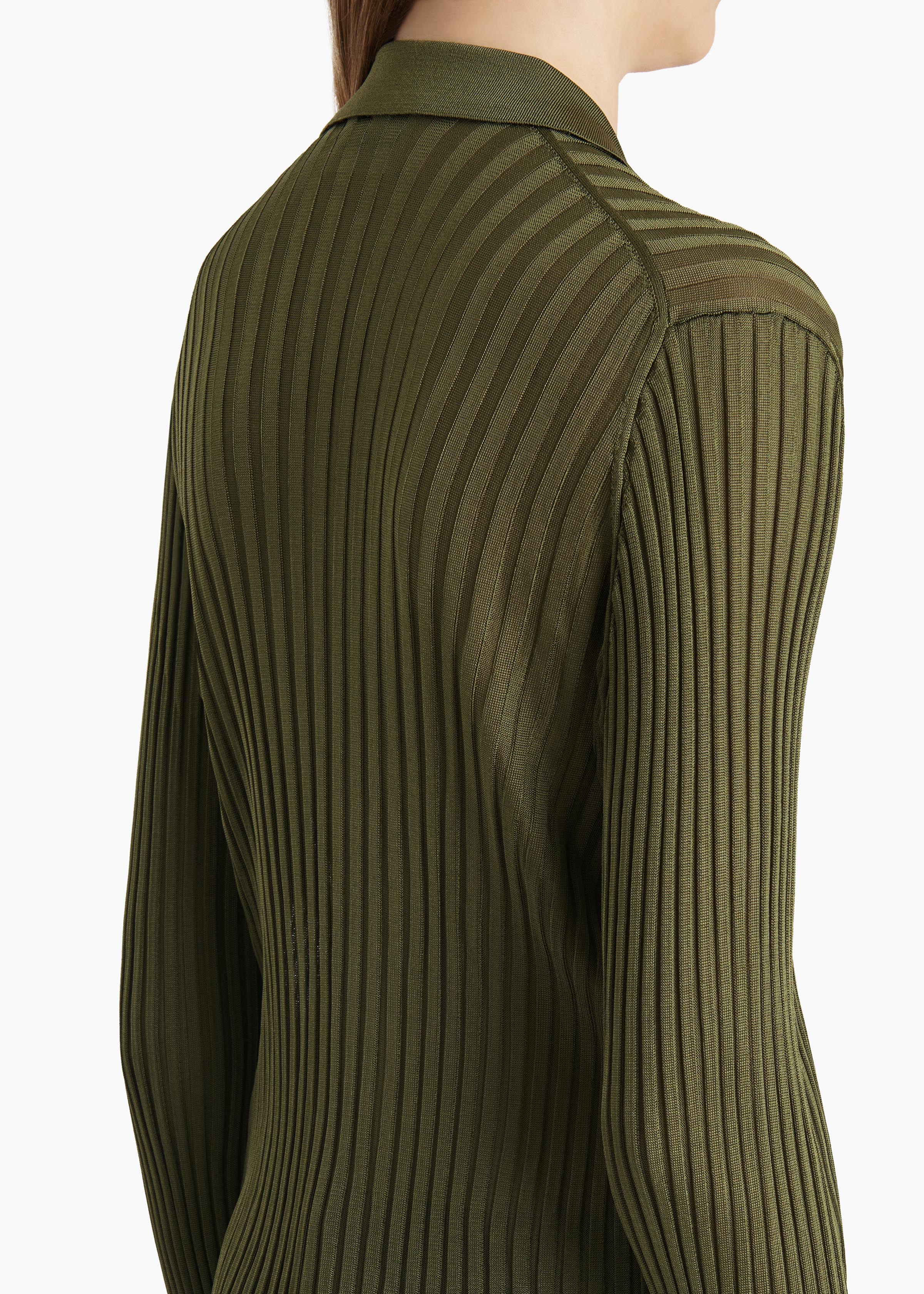 Khaite - Vin Top in Olive - Image 6