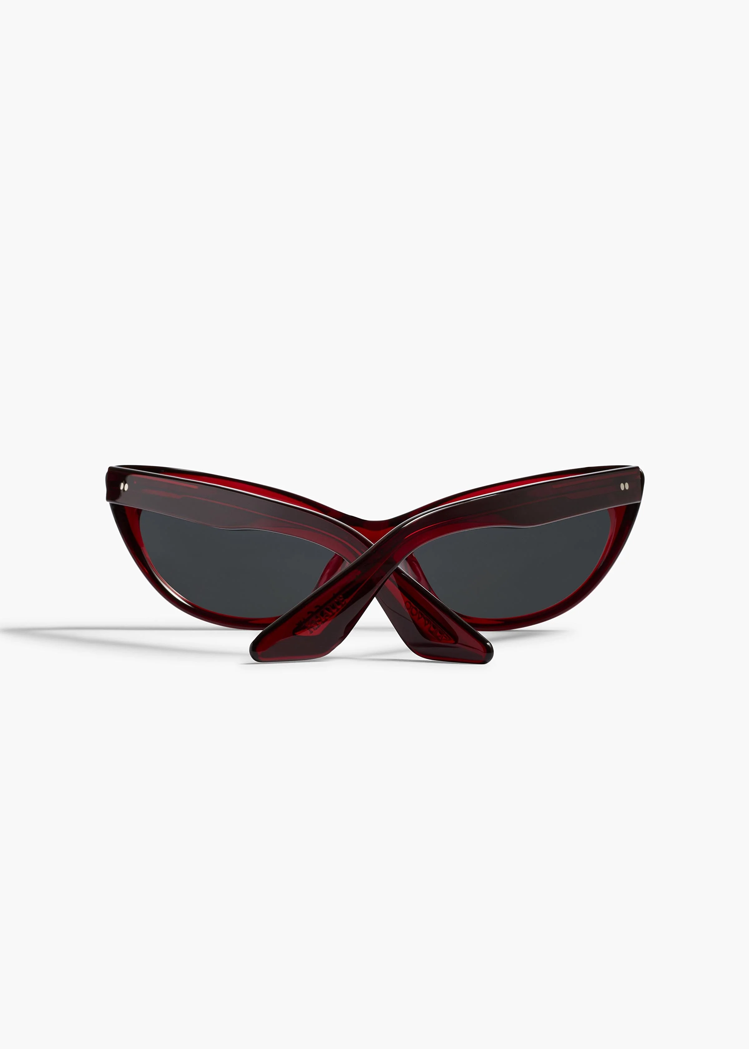 Khaite - x Oliver Peoples 1963C in Dark Red and Grey - Image 2