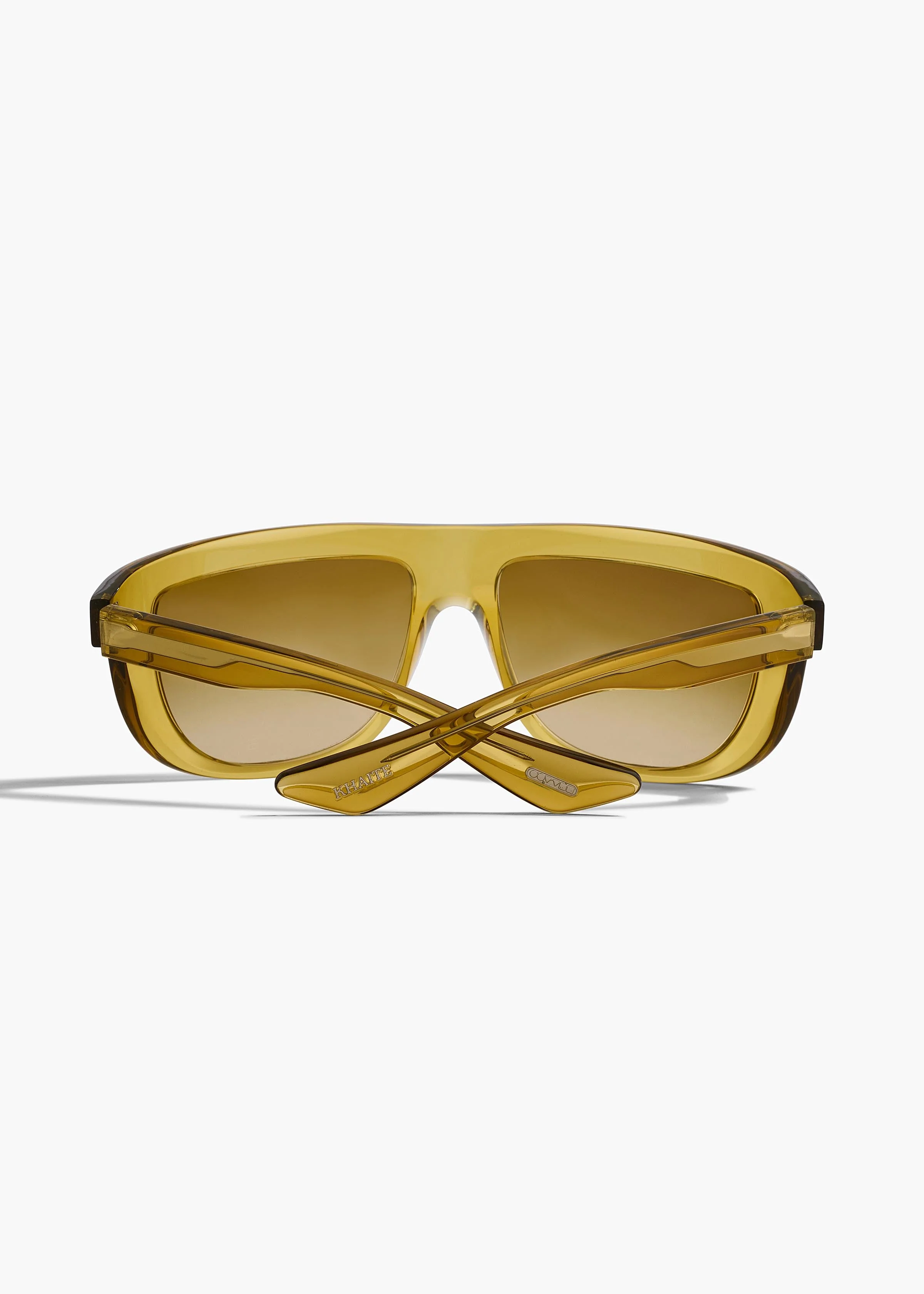 Khaite - x Oliver Peoples 1974C in Dark Honey and Amaretto Gradient - Image 2