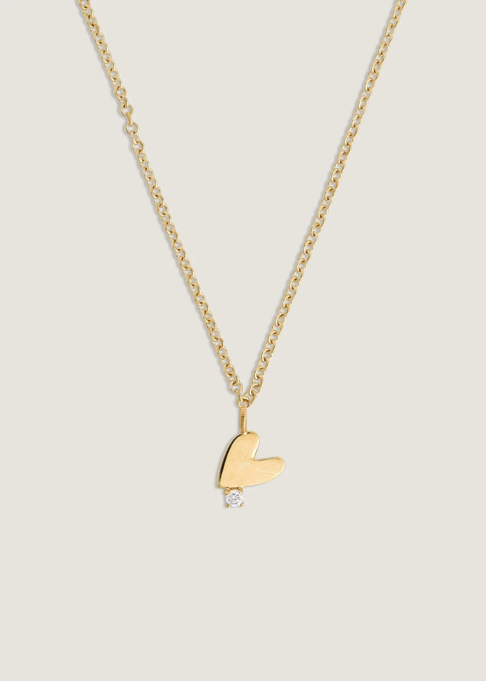 Kinn - Amour Diamond Heart Pendant Necklace