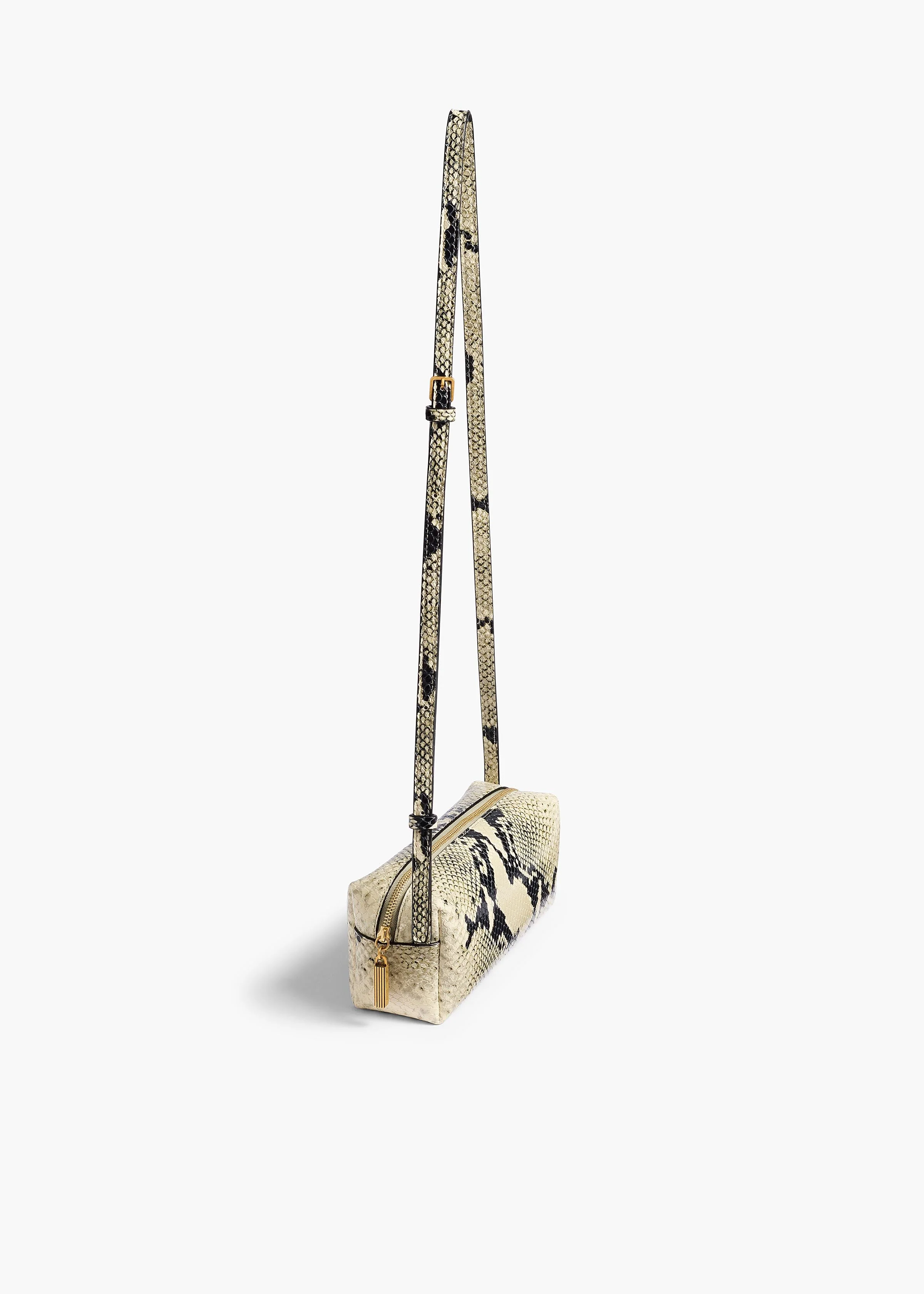 Khaite - Mini Kye Crossbody Bag in Natural Python - Embossed Leather - Image 10