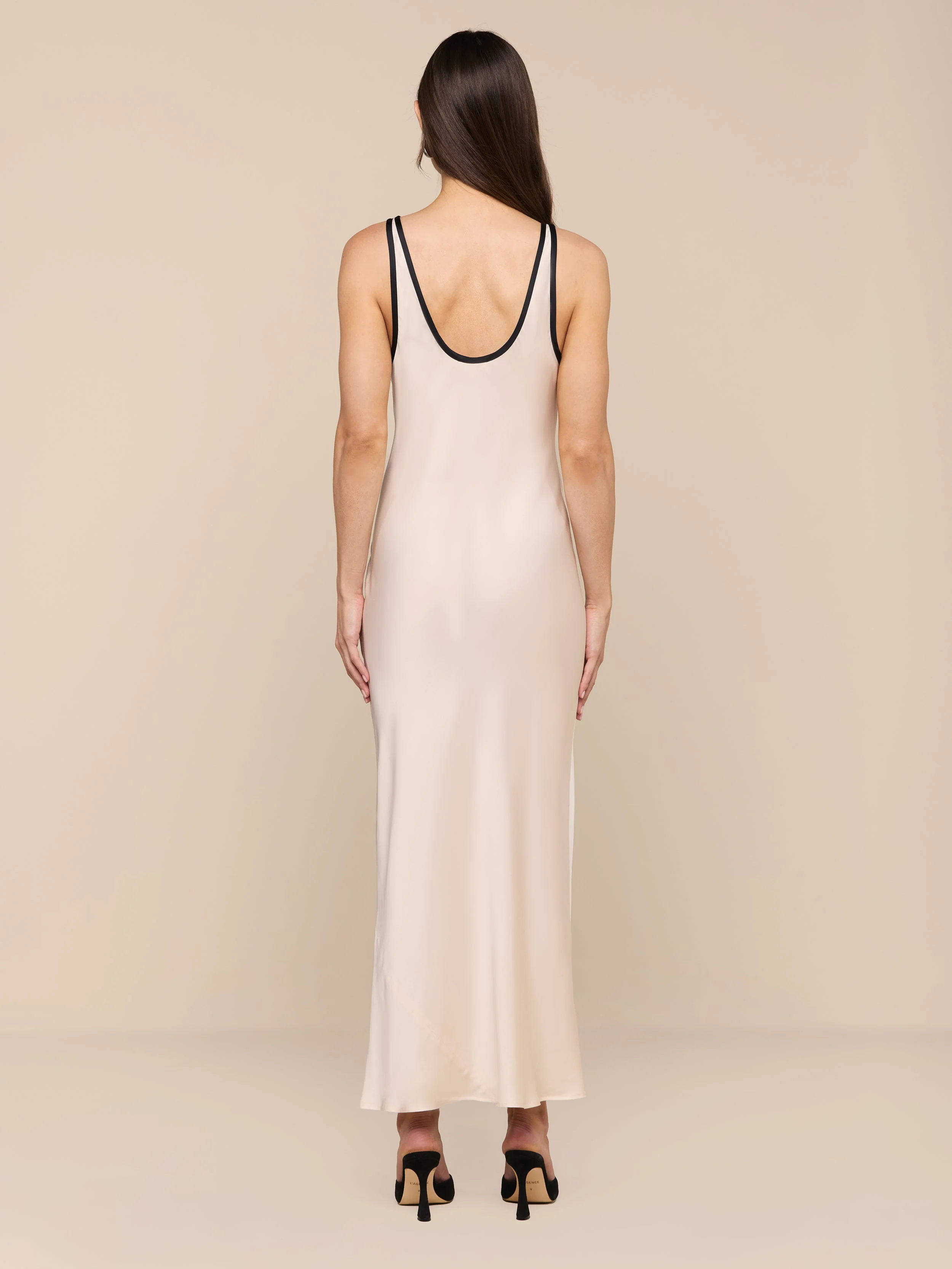 L'AGENCE - Akiya Satin Maxi Dress - Image 3