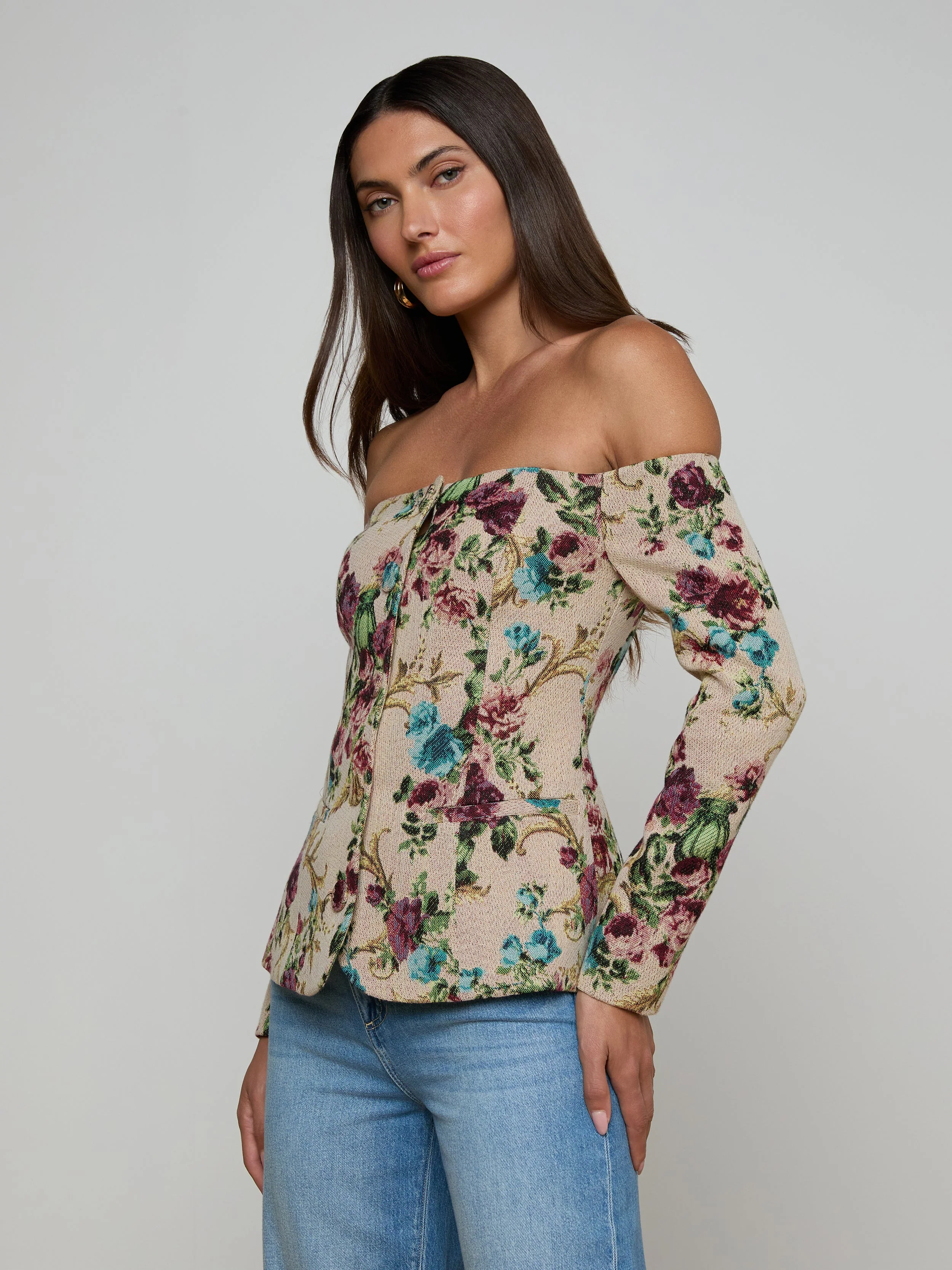 L'AGENCE - Alice Blazer Top - Image 2