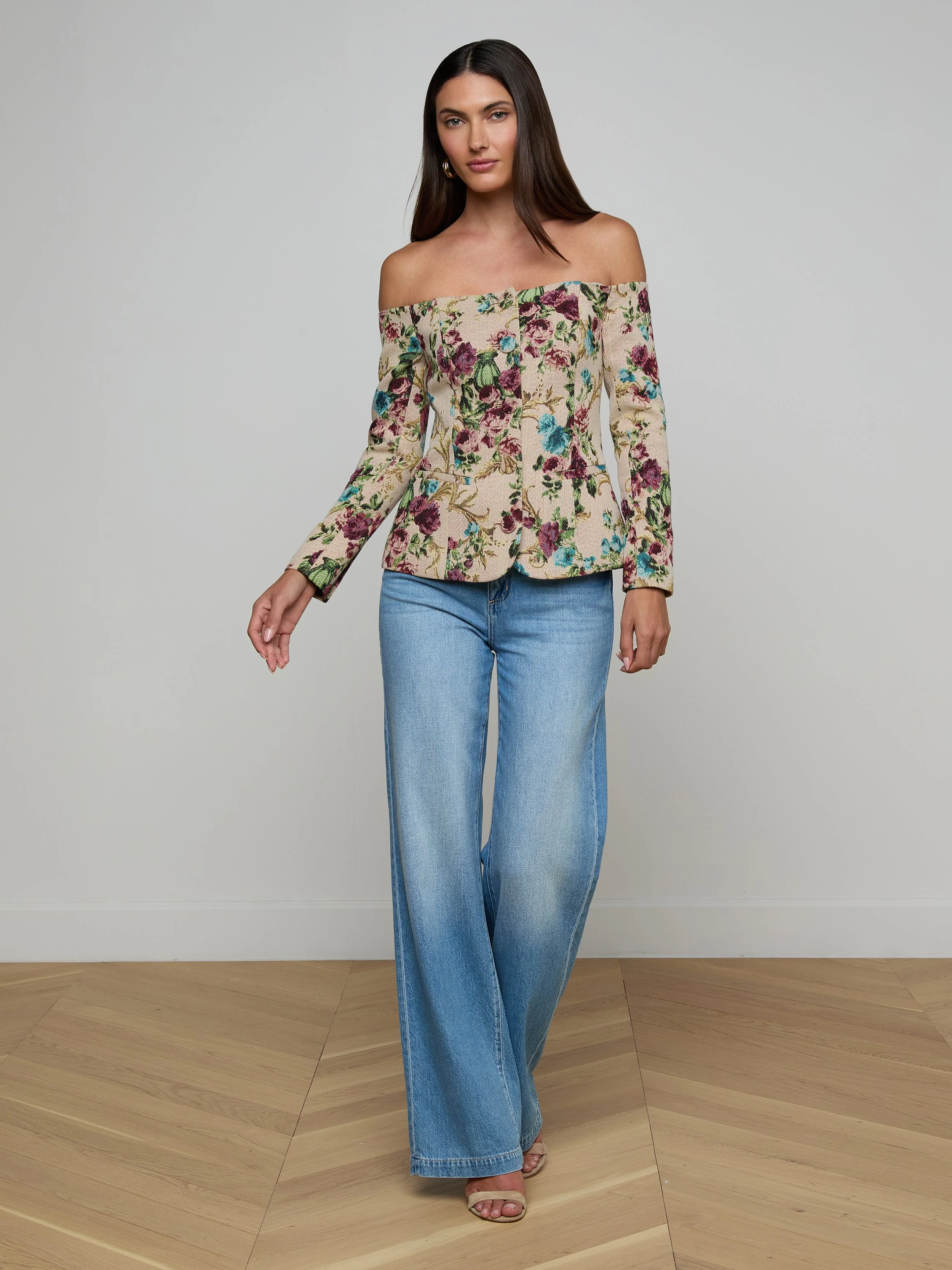 L'AGENCE - Alice Blazer Top - Image 3