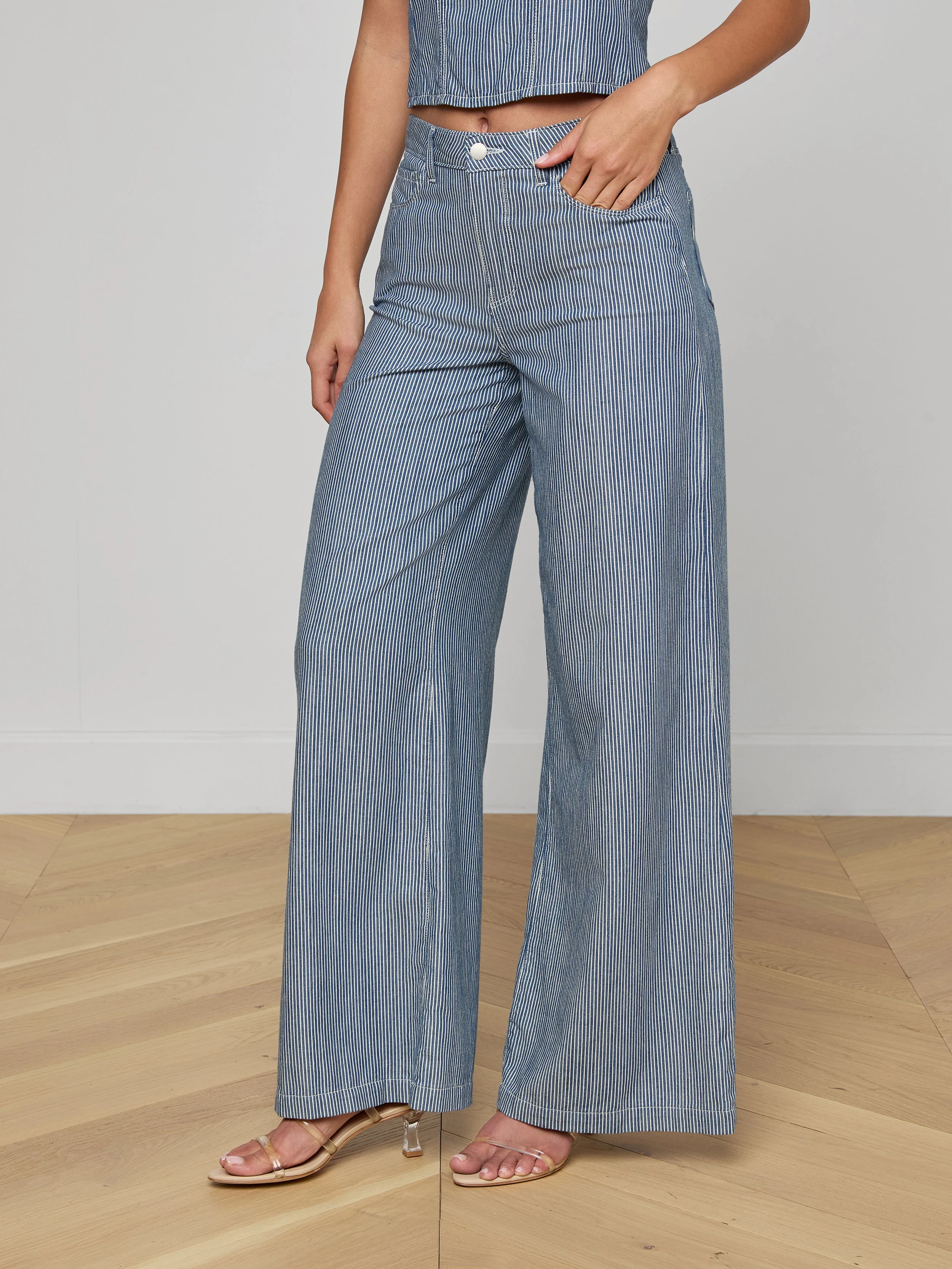 L'AGENCE - Amara Wide - Leg Pant - Image 3