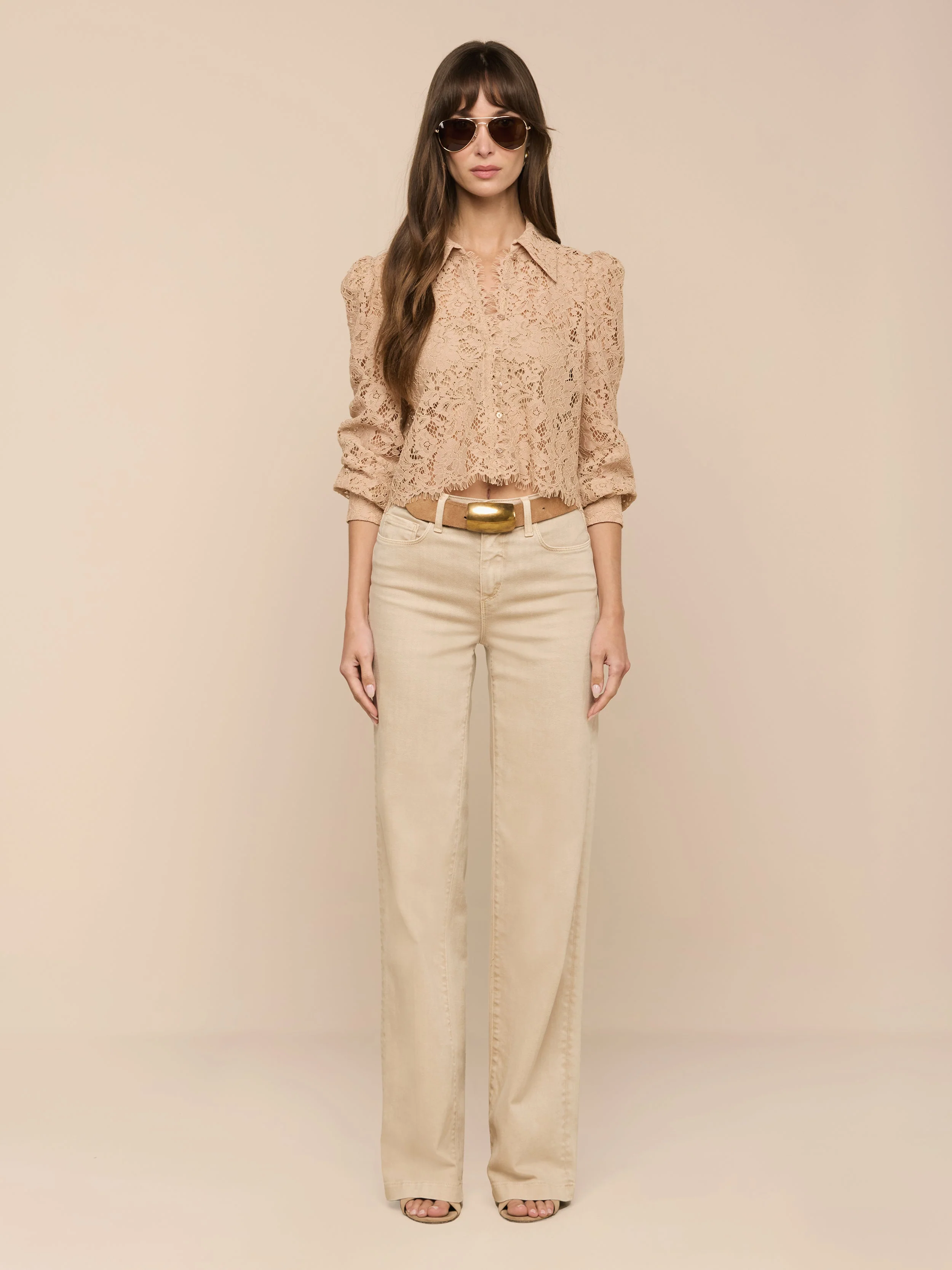L'AGENCE - Anita Lace Blouse - Image 3