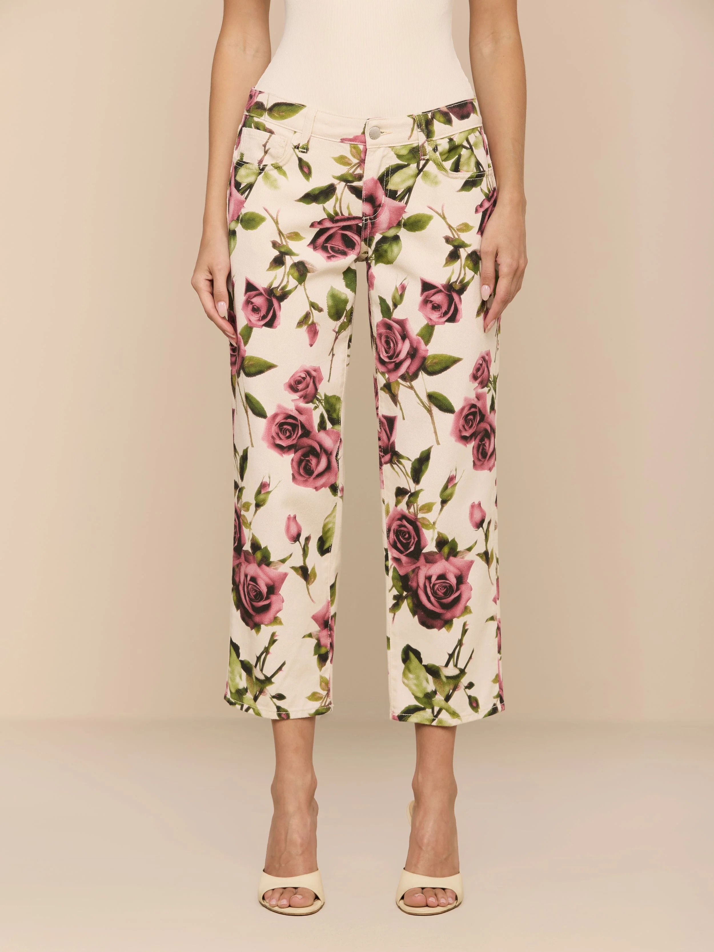 L'AGENCE - Blaine Cropped Stovepipe Jean - Image 2
