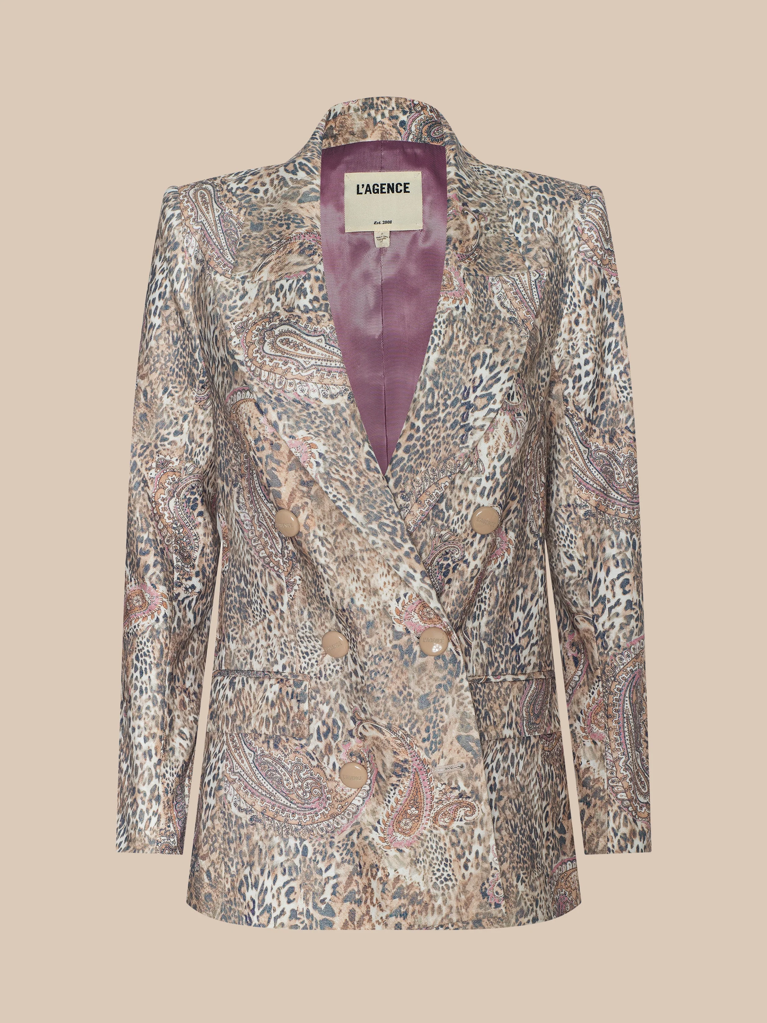L'AGENCE - Cambrie Oversized Linen - Blend Blazer - Image 8