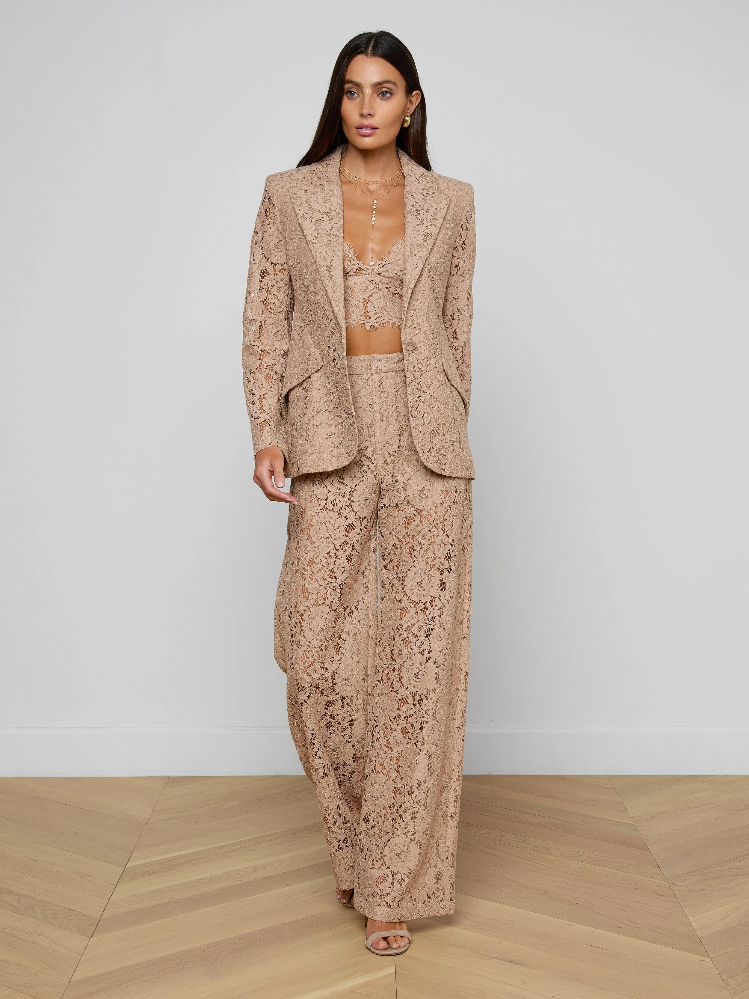 L'AGENCE - Chamberlain Lace Blazer - Image 3