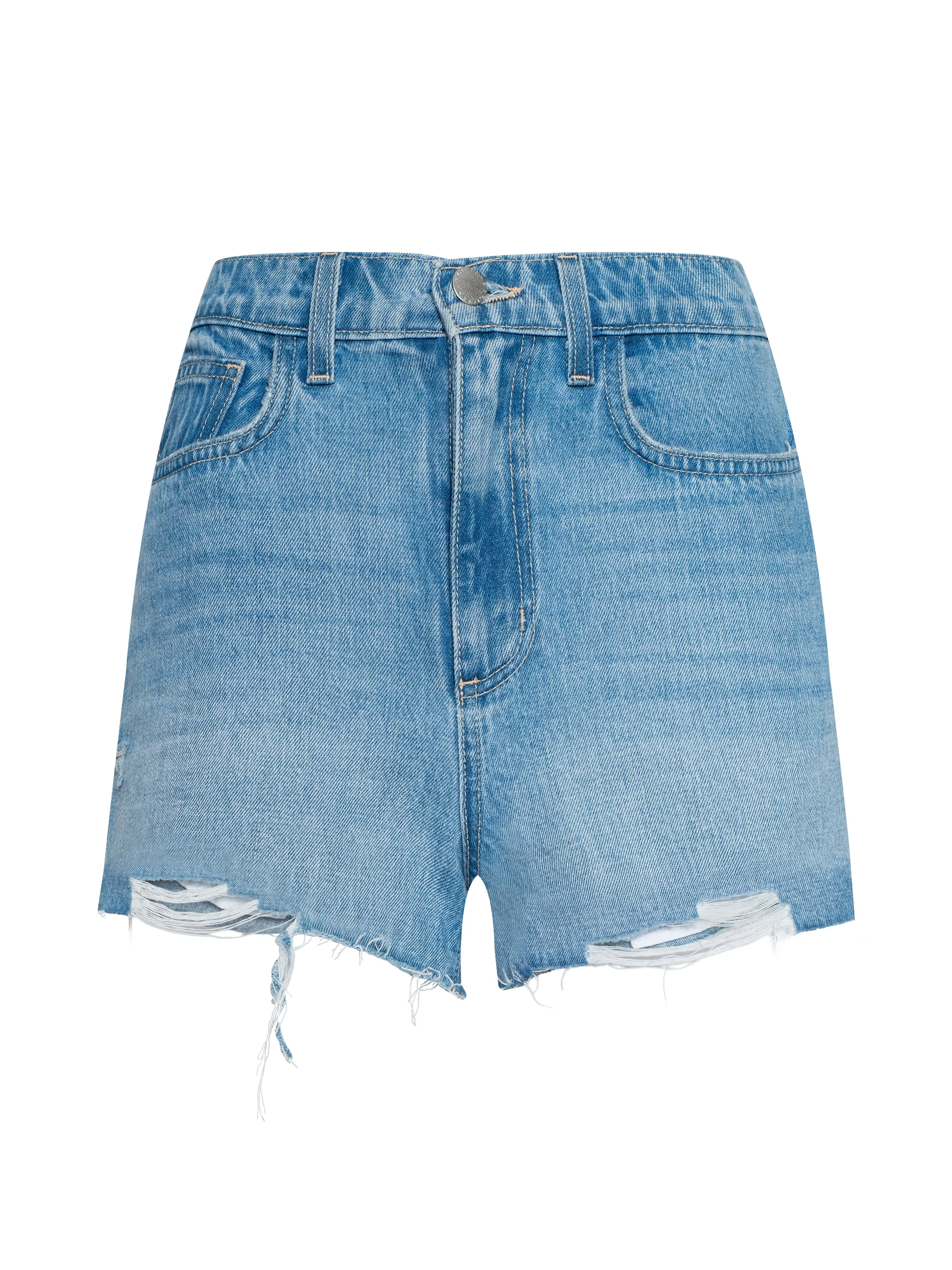 L'AGENCE - Clark Distressed Jean Short - Image 6