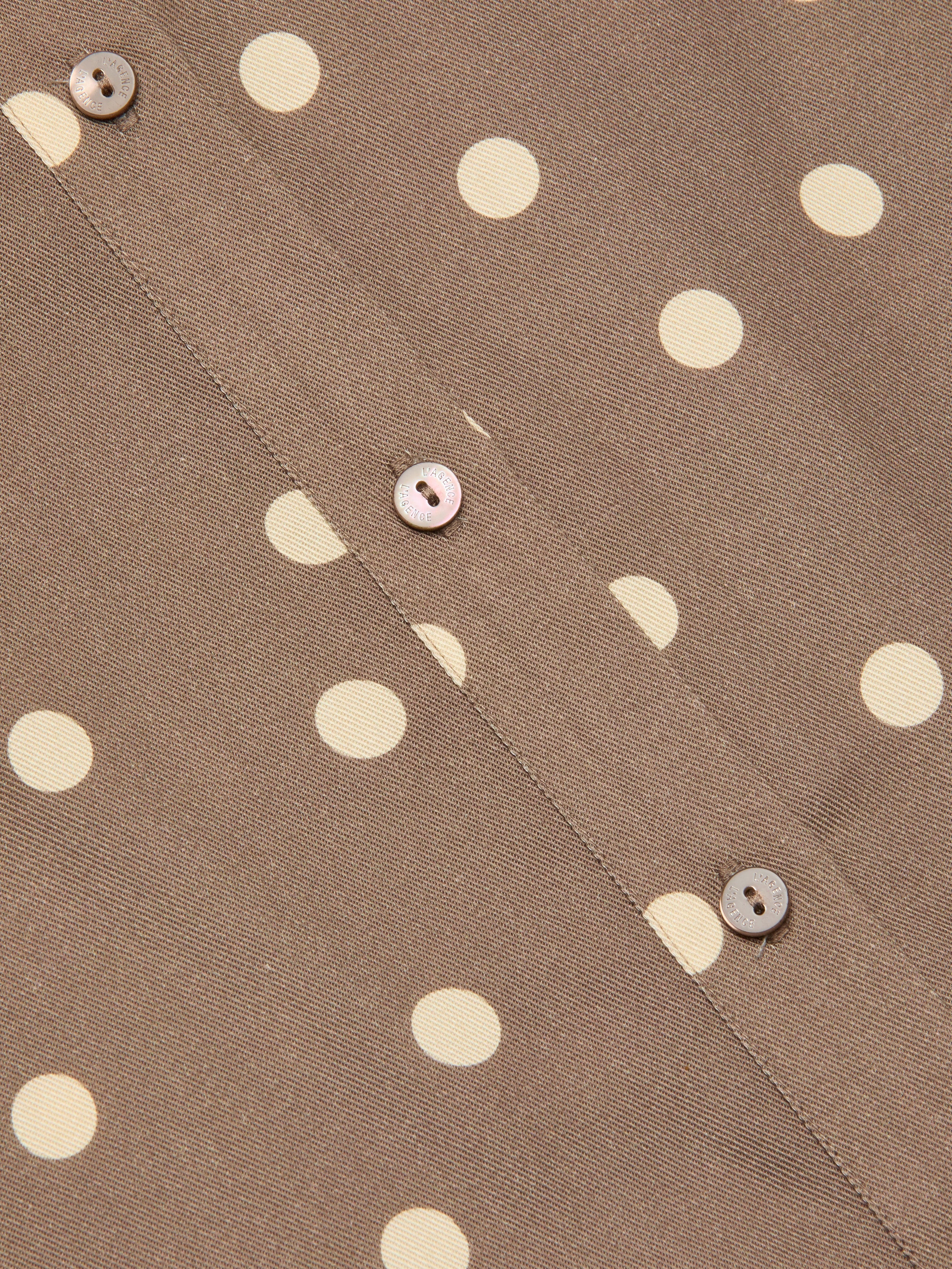 L'AGENCE - Ellery Button - Down Shirt - Image 7