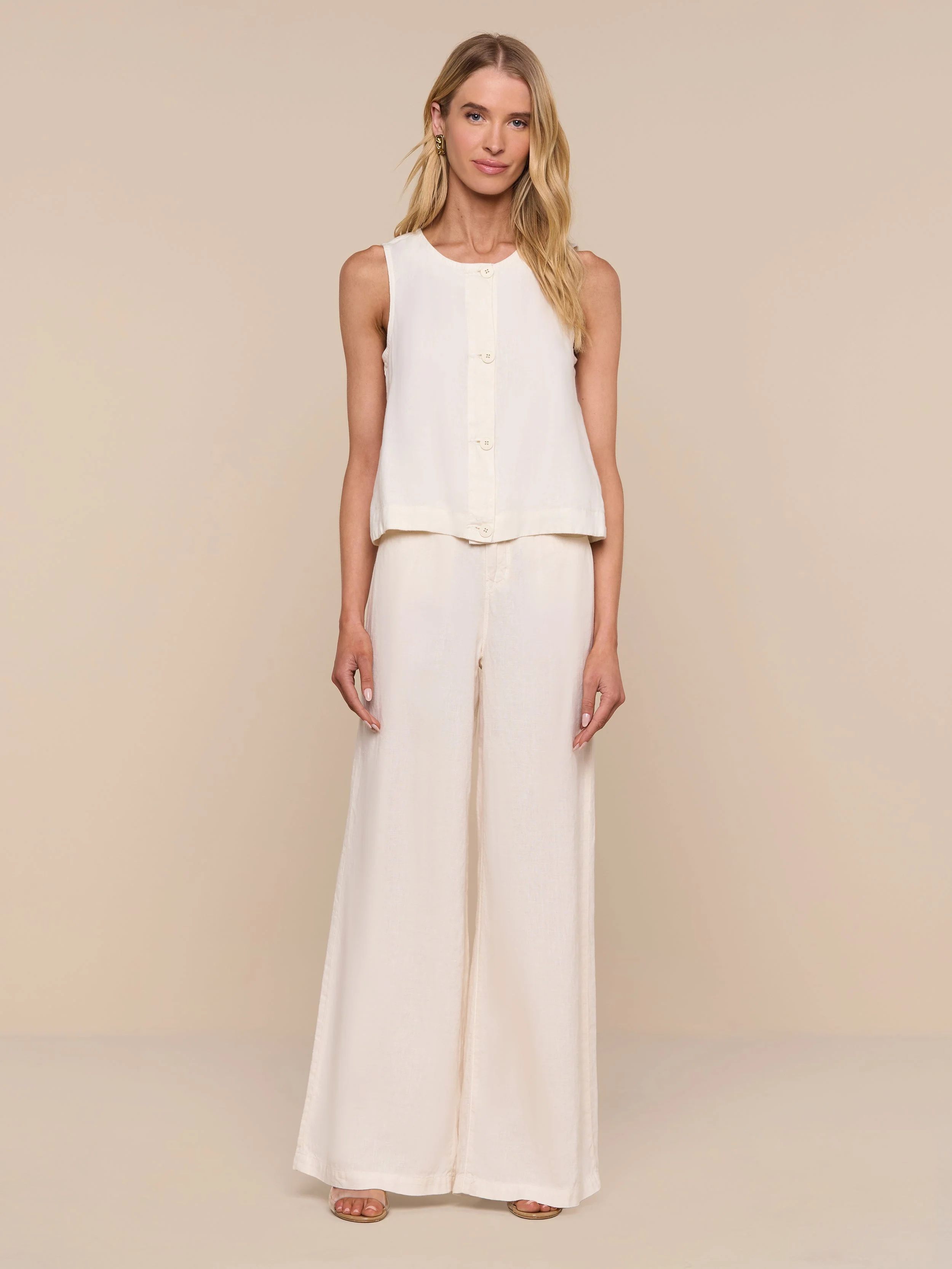 L'AGENCE - Foster Linen Top - Image 3