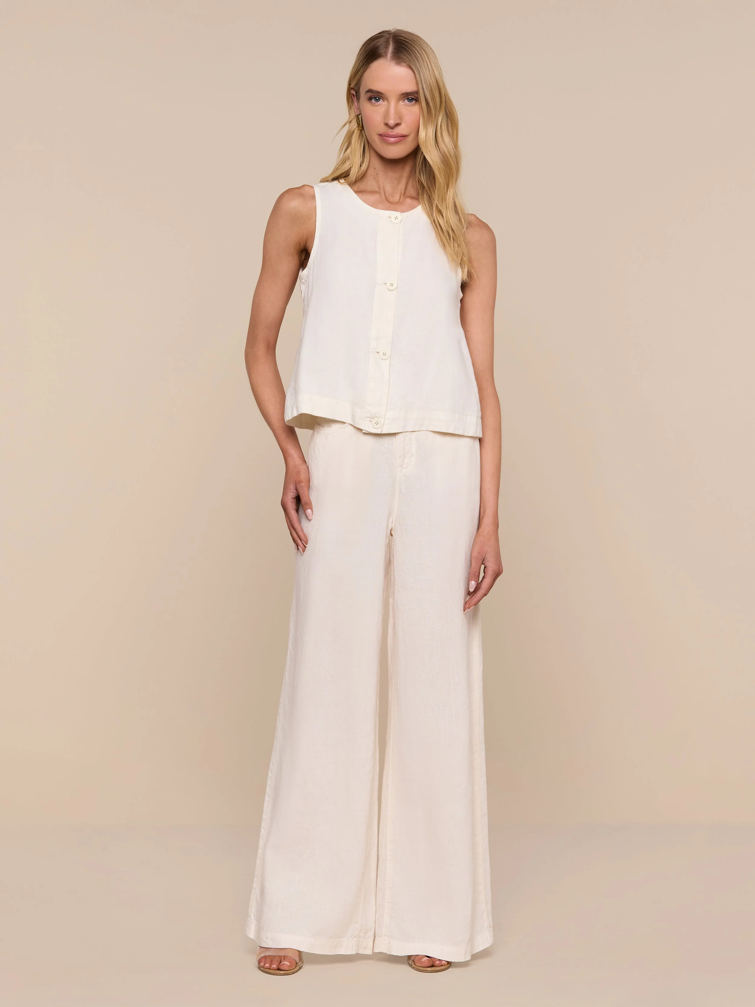 L'AGENCE - Foster Linen Top - Image 4