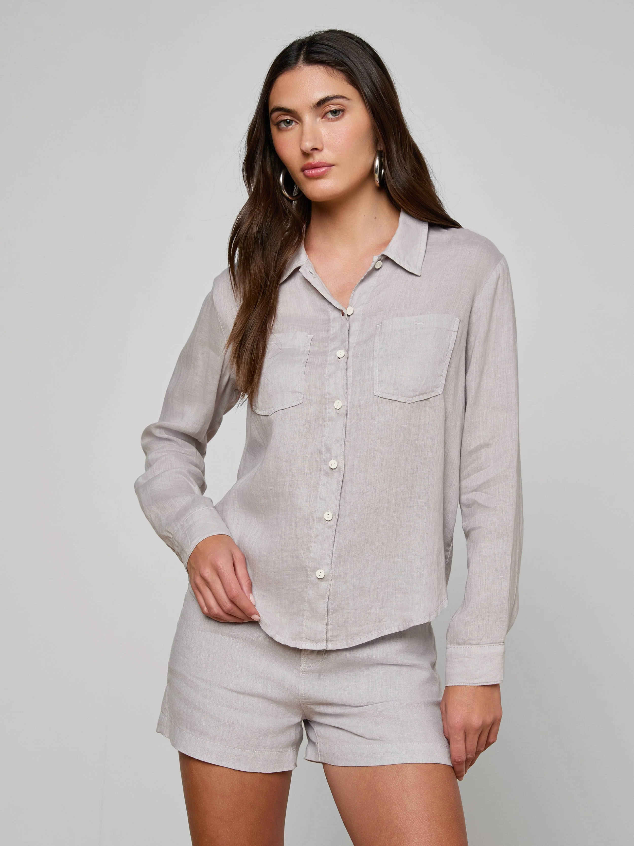 L'AGENCE - Isla Linen Shirt - Image 2
