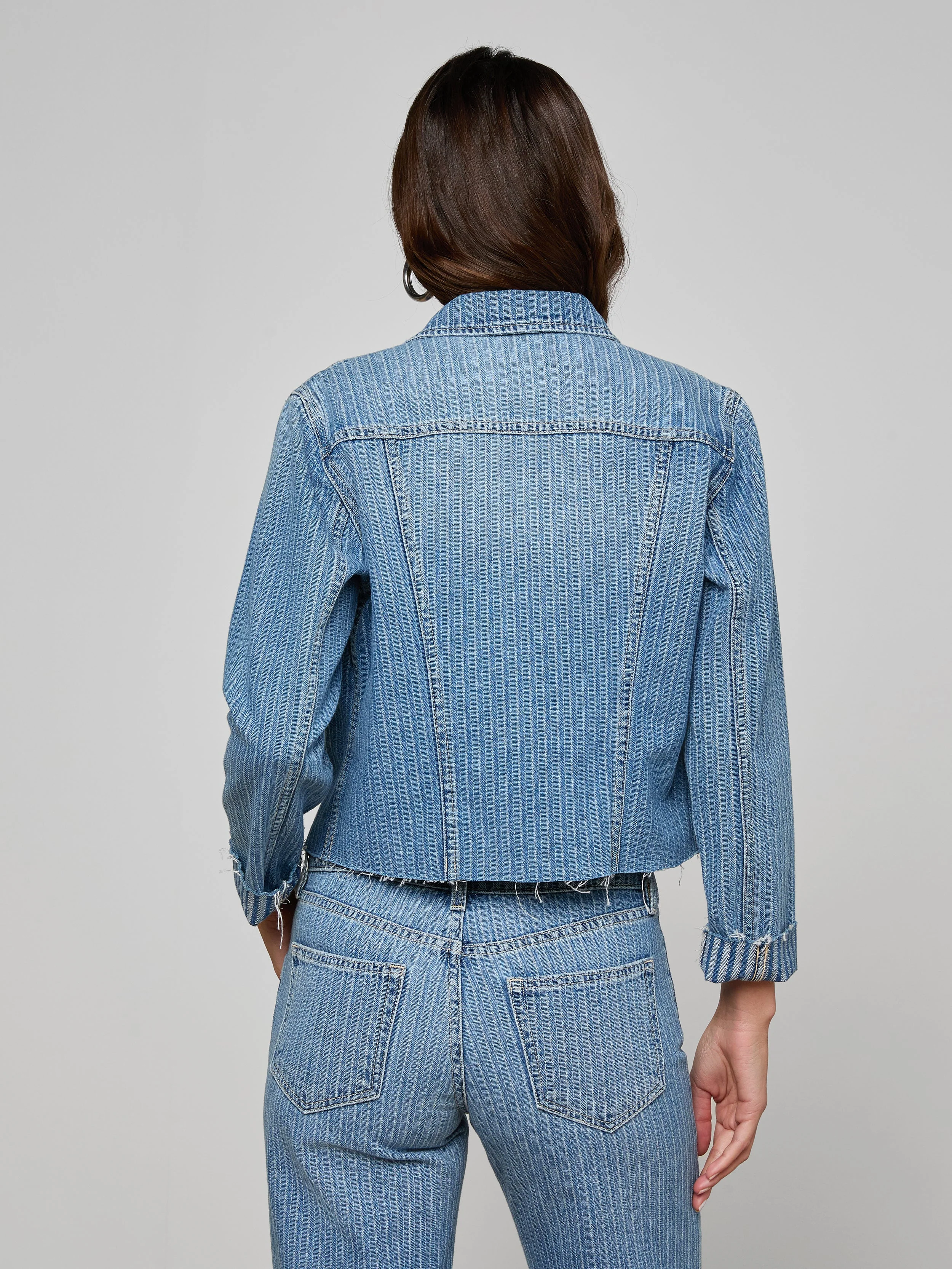L'AGENCE - Janelle Jean Jacket - Image 5