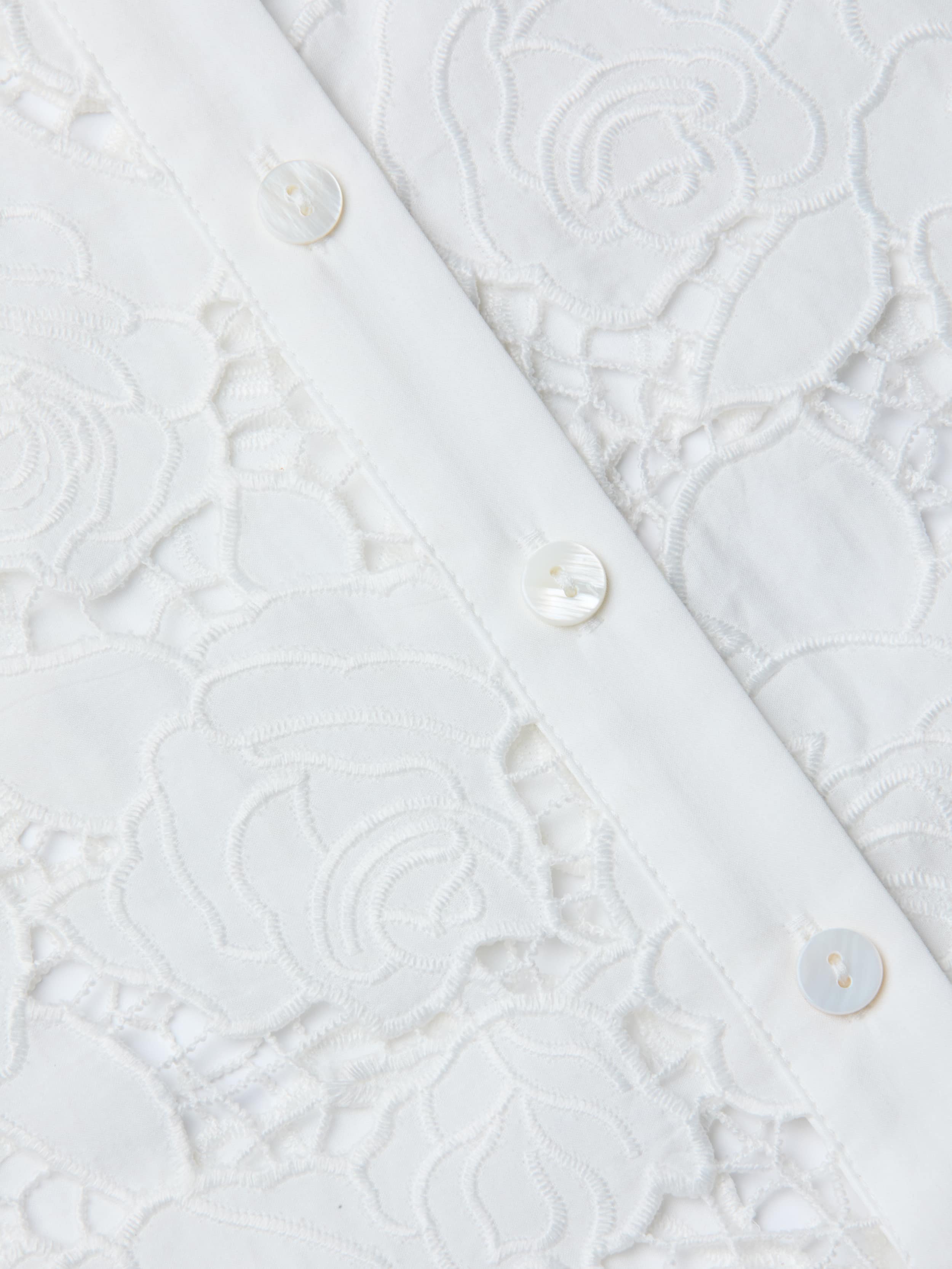 L'AGENCE - May Eyelet Shirt Dress - Image 4