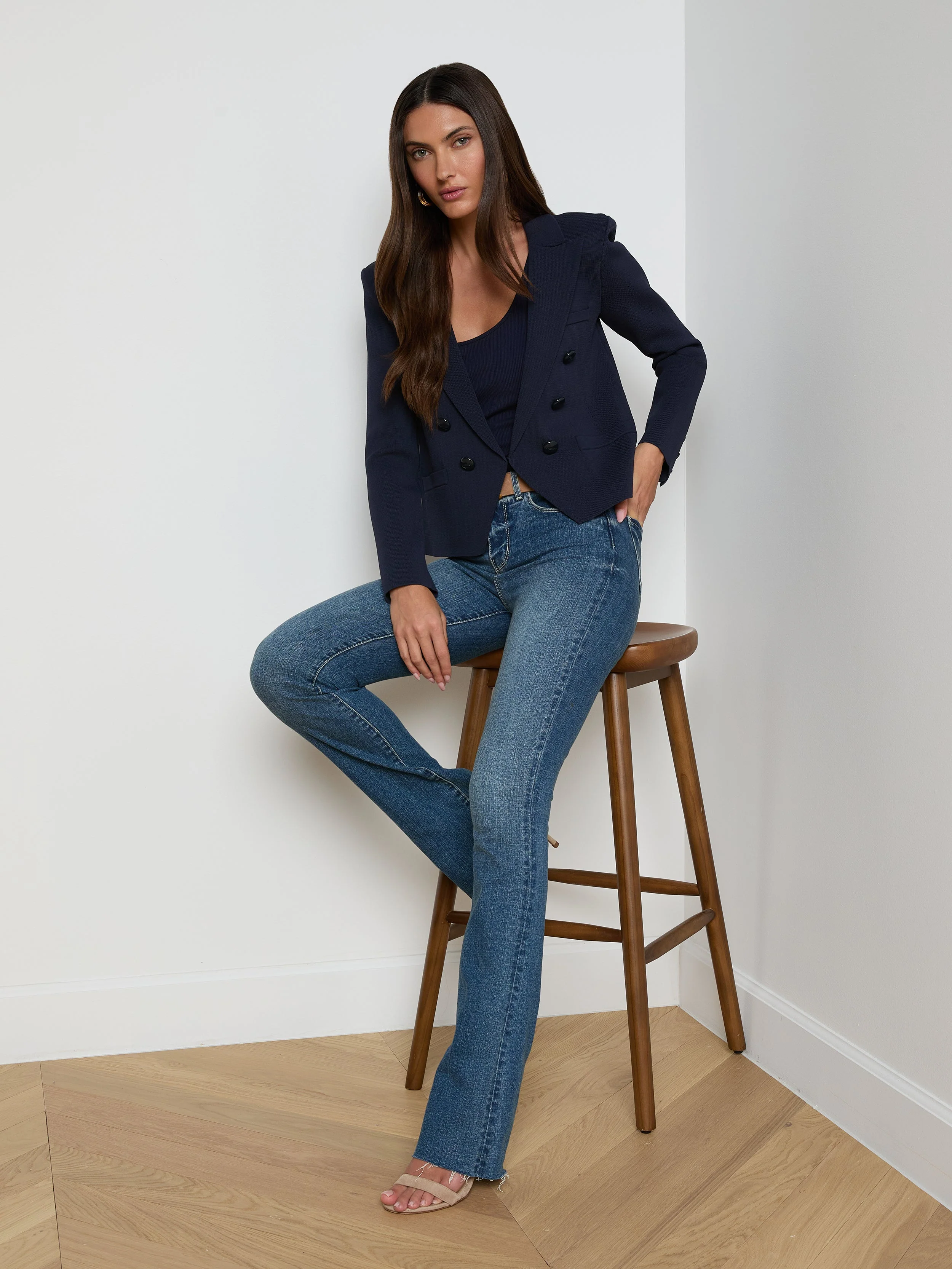 L'AGENCE - Mercer Knit Blazer - Image 5