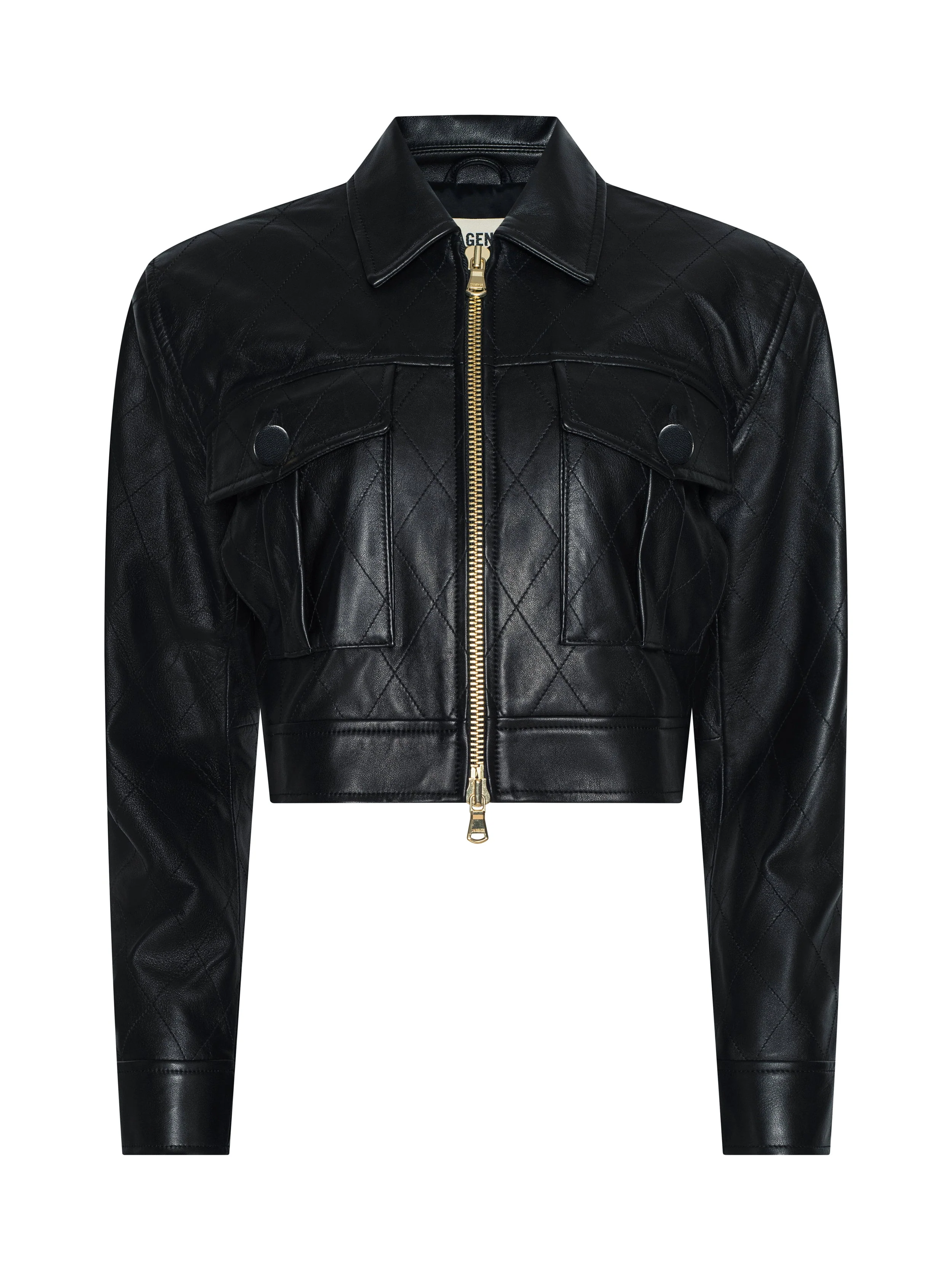 L'AGENCE - Micah Oversized Leather Jacket - Image 6